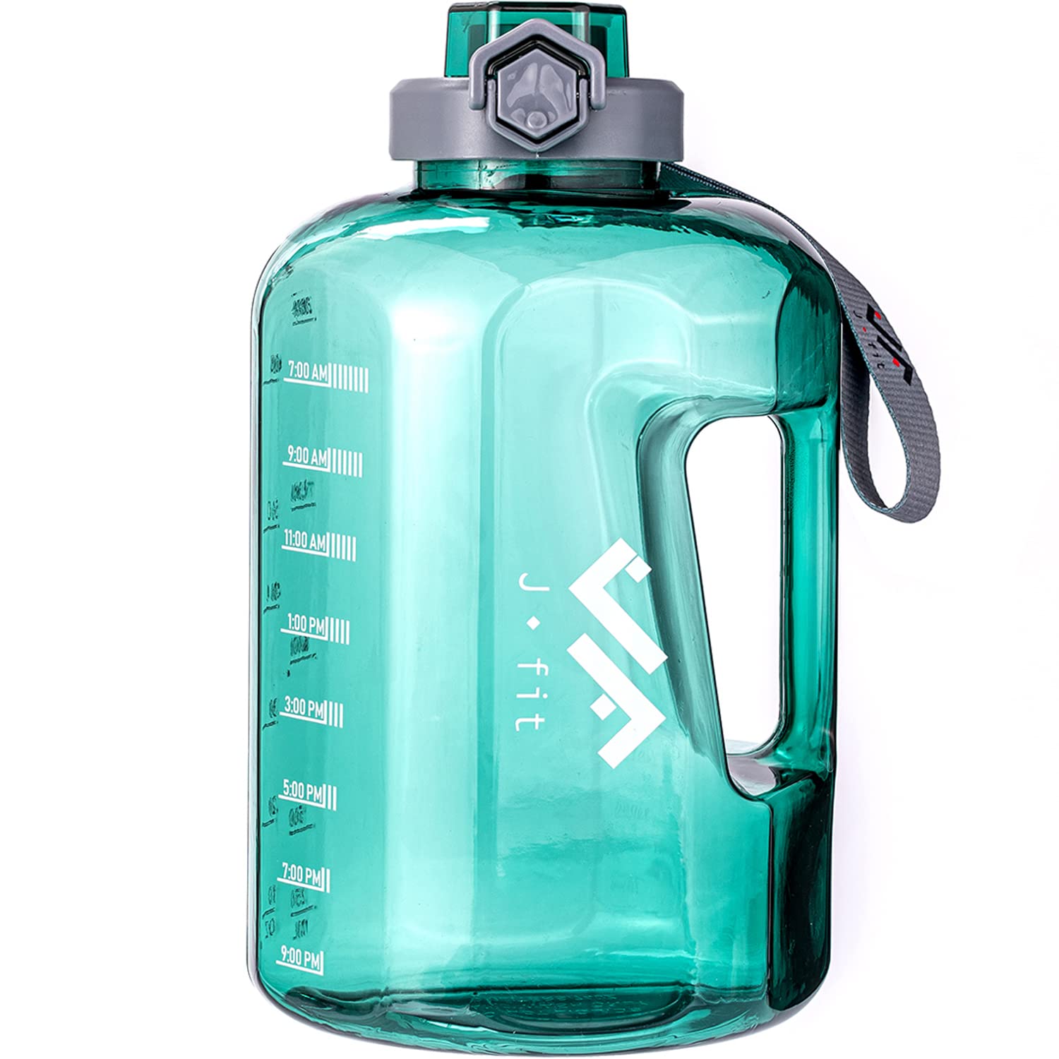 JFIT Kunststoff-Wasserflasche, 2,0 l, Grün