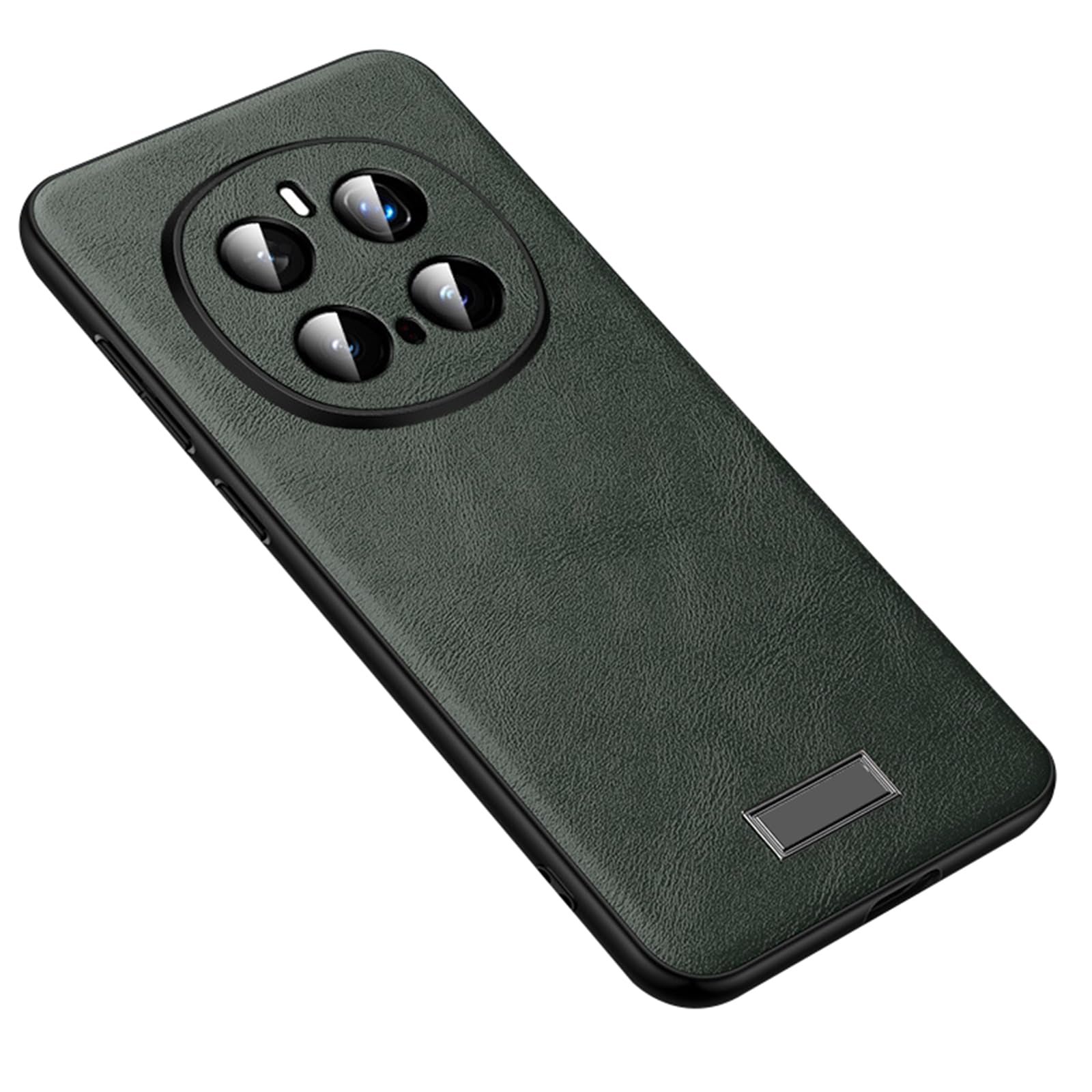 Coque en cuir véritable pour Honor Magic 7 Pro étui luxe fait main vert