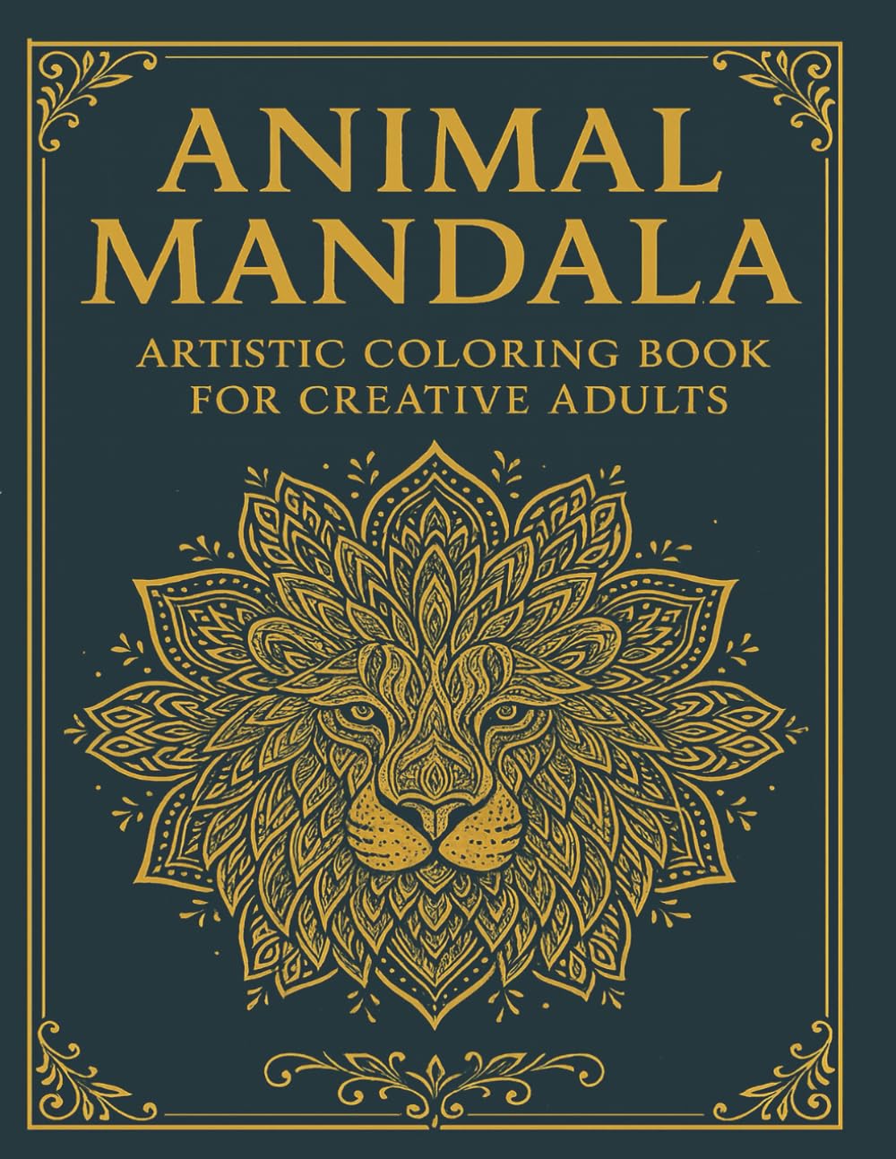 ANIMAL MANDALA: ARTISTIC COLORING BOOK FOR CREATIVE ADULTS