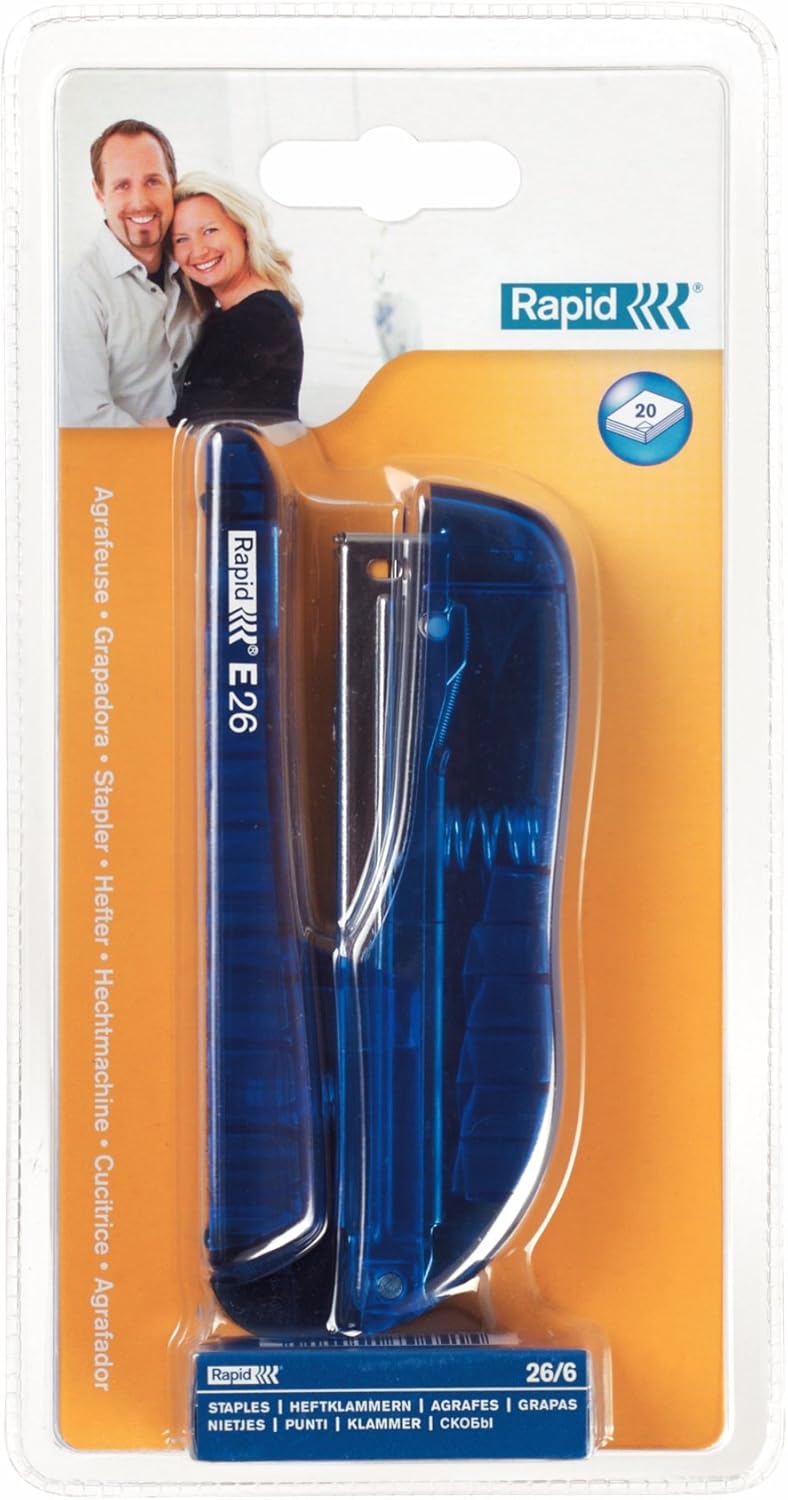 Rapid E360 Economy Desktop Stapler with Staples - Black