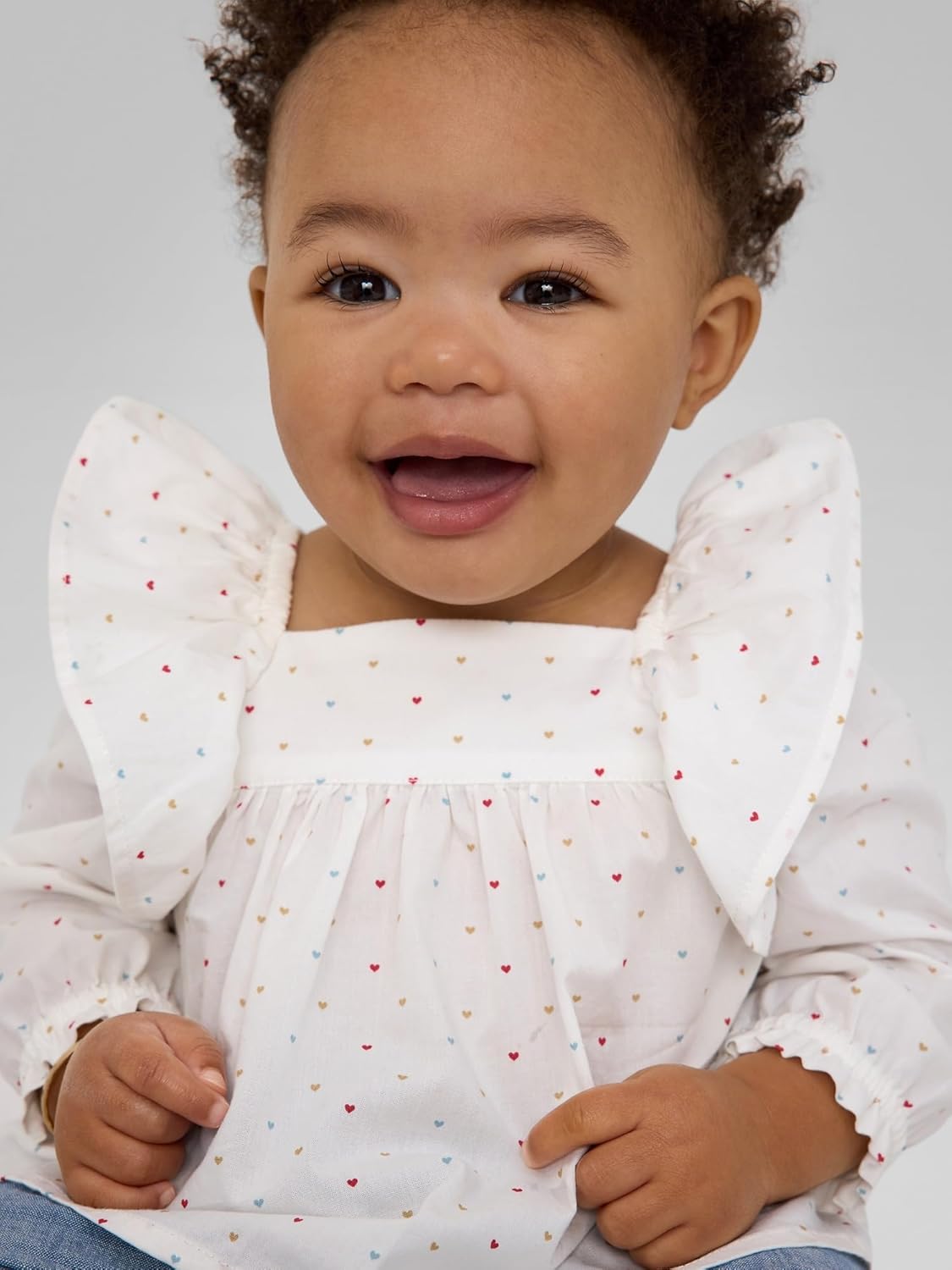 GAP Baby V-g Ls Chambray Set