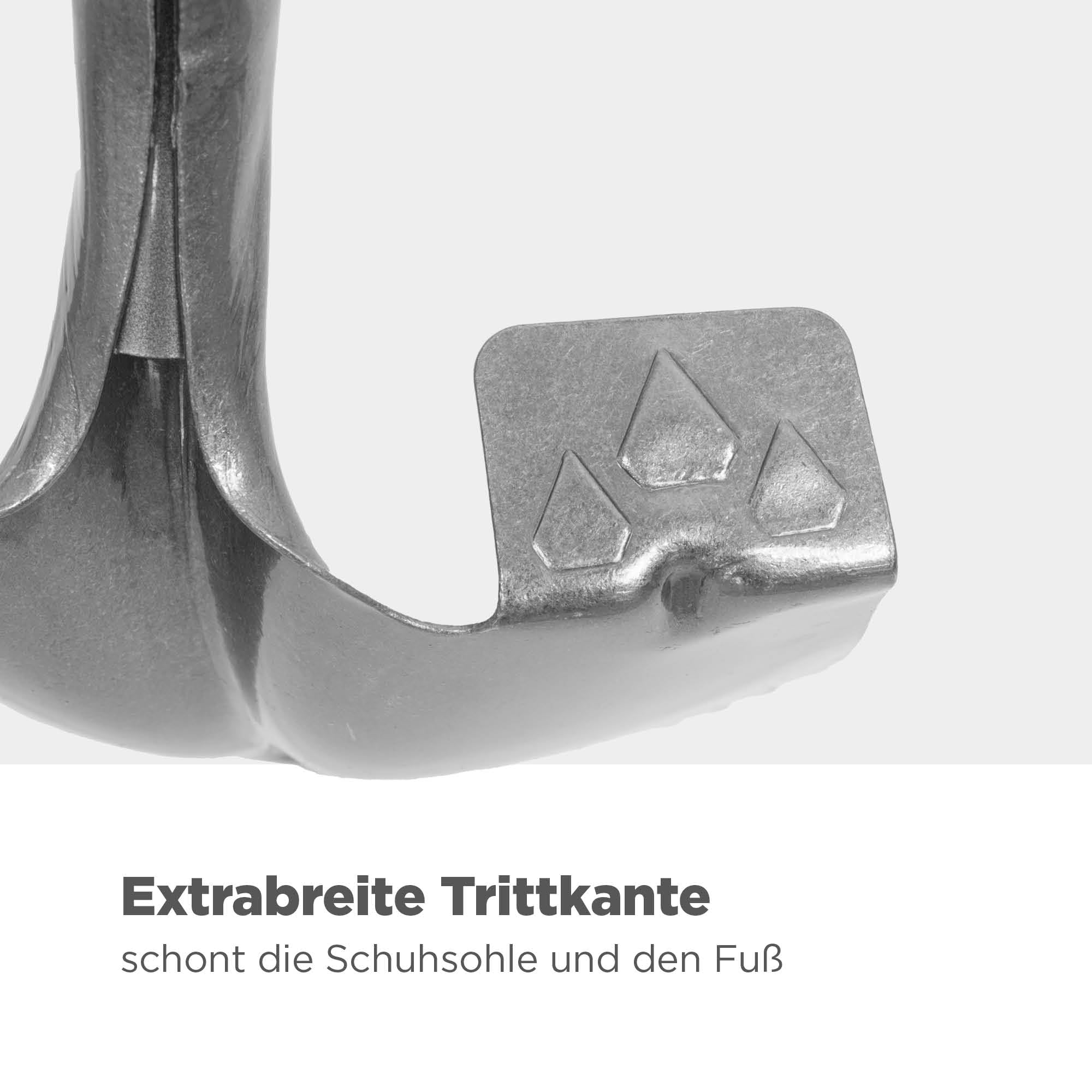 blizz-z Amerikanische Spatenschaufel mit Fiberglasstiel in Profiqualität | Gartenschaufel, Bauschaufel, vormontiert