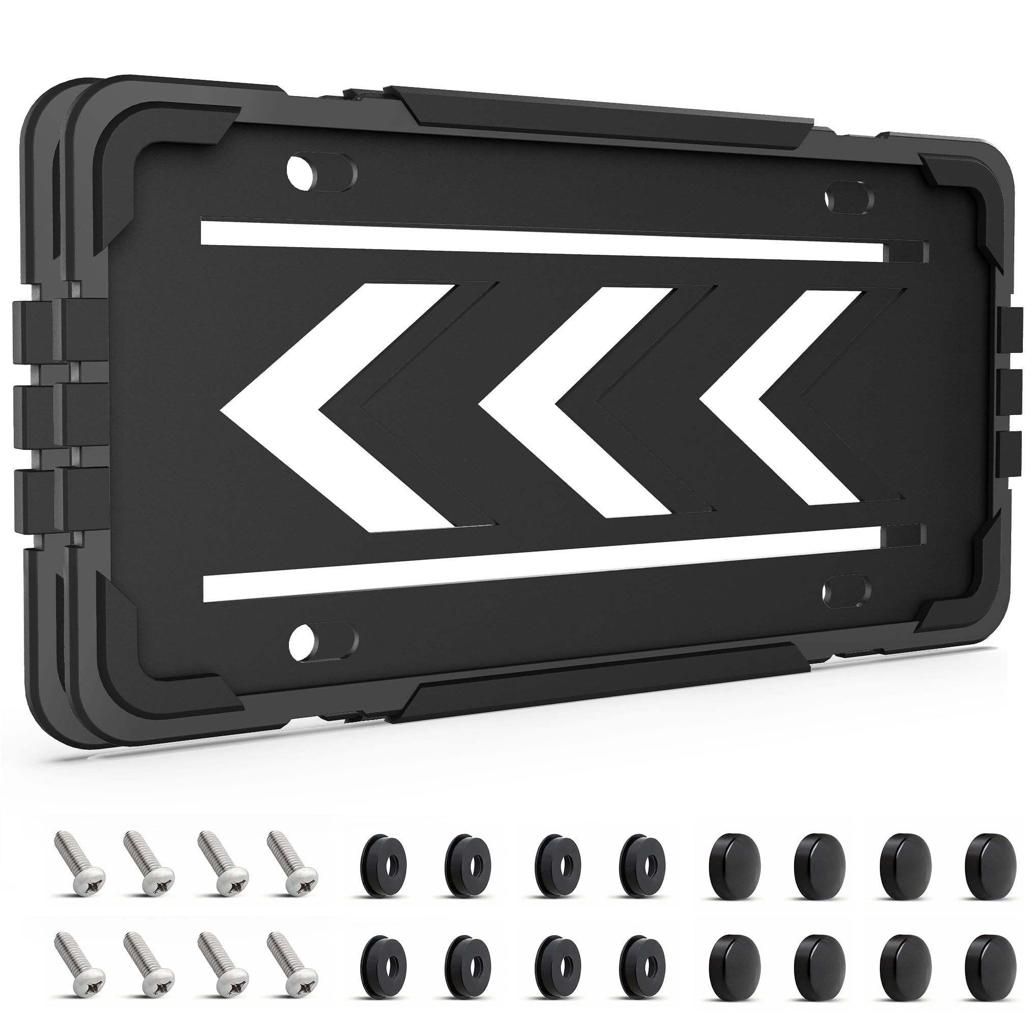 BEHOK 2-Pack Silicone License Plate Frame