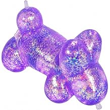 Glitter Balloon Dog squishys Toy, Slow Rising Stretchy squishys Fidget Toy