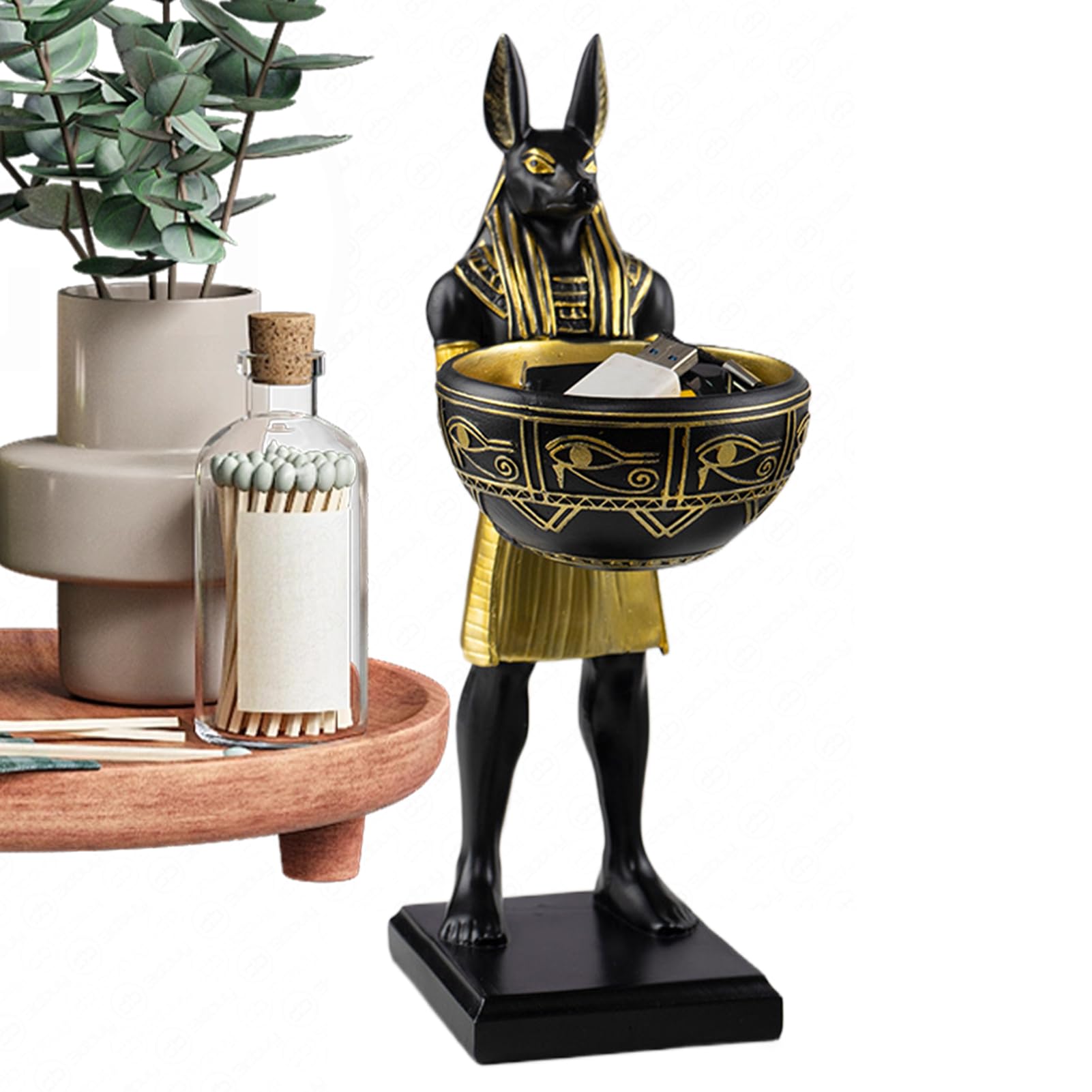 Sculpture du Dieu Chien Égyptien : le cadeau idéal pour amateurs d'art