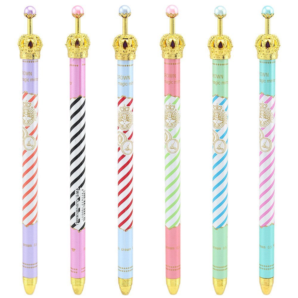 Ipienlee 0.5mm Mechanical Pencils Crown Desigh Propelling pencils for School, Office or Family Use (12PCS)