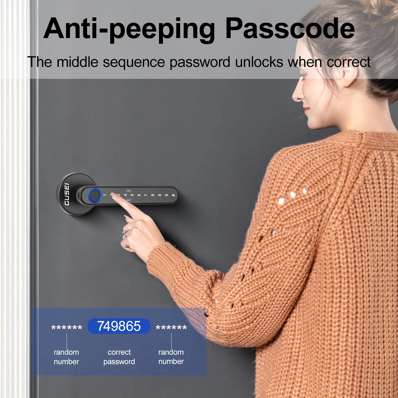 Smart Fingerprint Door Lock - Keyless Entry -4