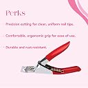 Sponsor Professional Acrylic Nail Tip Clipper & Edge Cutter | Adjustable Stainless‑Steel Nail Trimmer for False, Artificial & Acrylic Nails – Sharp Rust‑Proof Blade, Ergonomic Spring Handle for Manicure & Pedicure, Salon & DIY Home Use (Model SR-43) gallery image