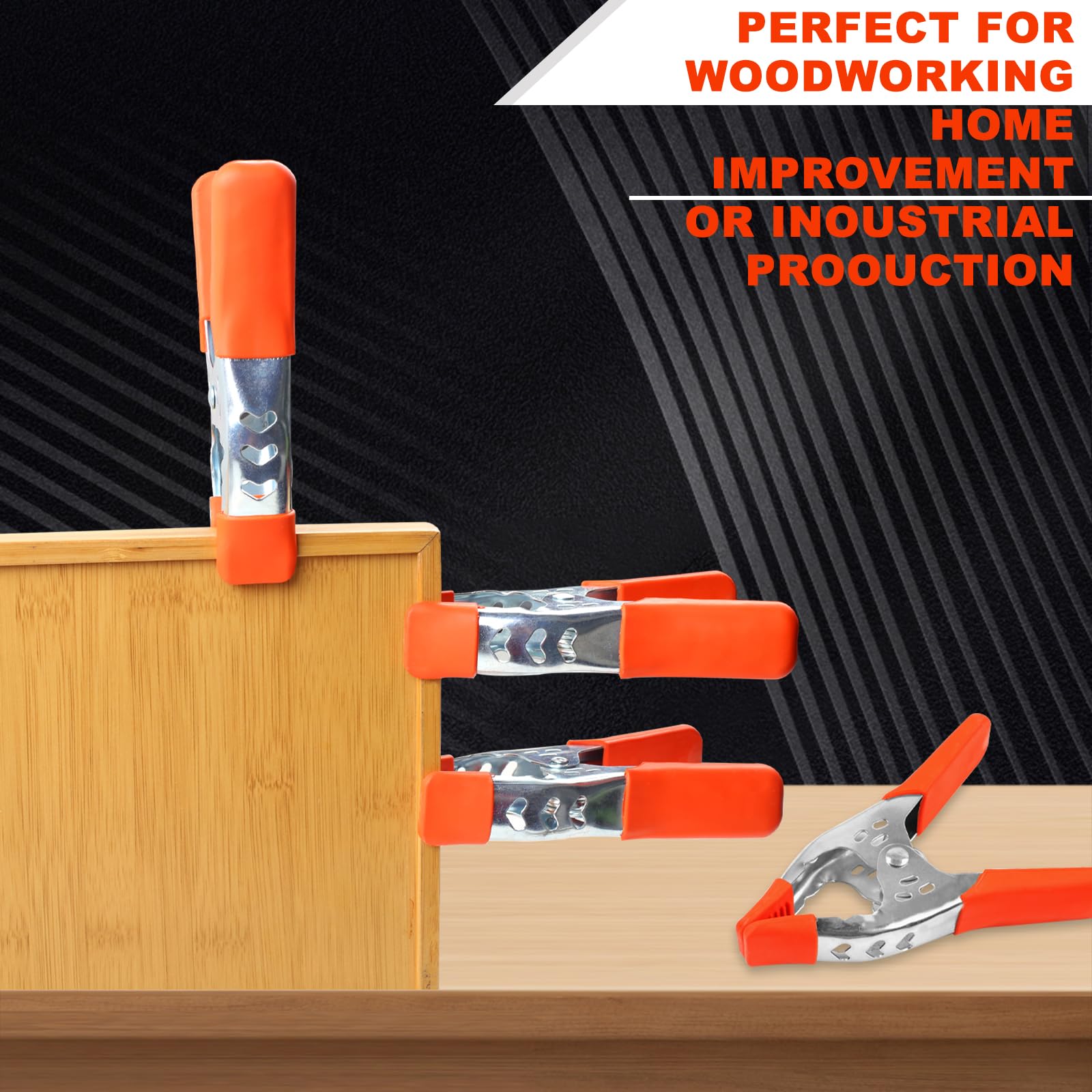 Pinces De Fond De Photographie En Métal à Ressort Rapide, Support De Fond, Support Avec Coussin De Protection En Caoutchouc, 1 Pièce, 2 Pièces, 4 Pièces, 6 Pièces, 10 Pièces