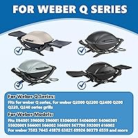 Vista 2 de Safbbcue 7583 - Plancha de hierro fundido de 21.5 pulgadas para Weber Q2200 Q2000 Q2400 Q200 Q220 Q240 Series Placa de parrilla de gas para Weber