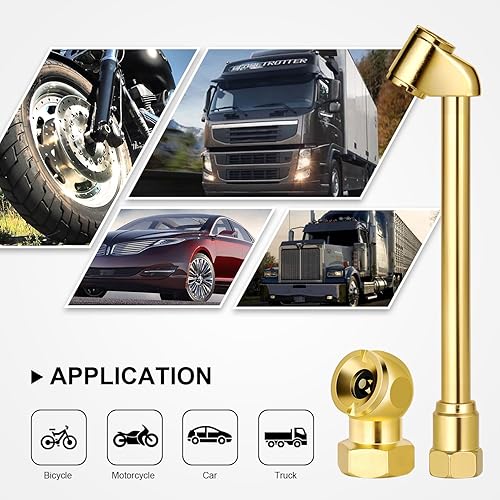 Miniatura 5 de Juego de 5 portabrocas de aire de doble cabezal, portabrocas de bola cerrada NPT de 1/4 pulgadas hembra con 2 tapones rápidos macho estándar, kit de