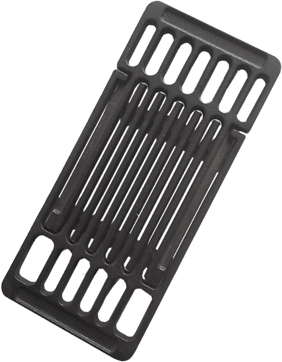 soldbbq Universal Replacement 6-Inch Adjustable BBQ Grill Cast Iron Cooking Grate,Length from 14-inch to 20-inch