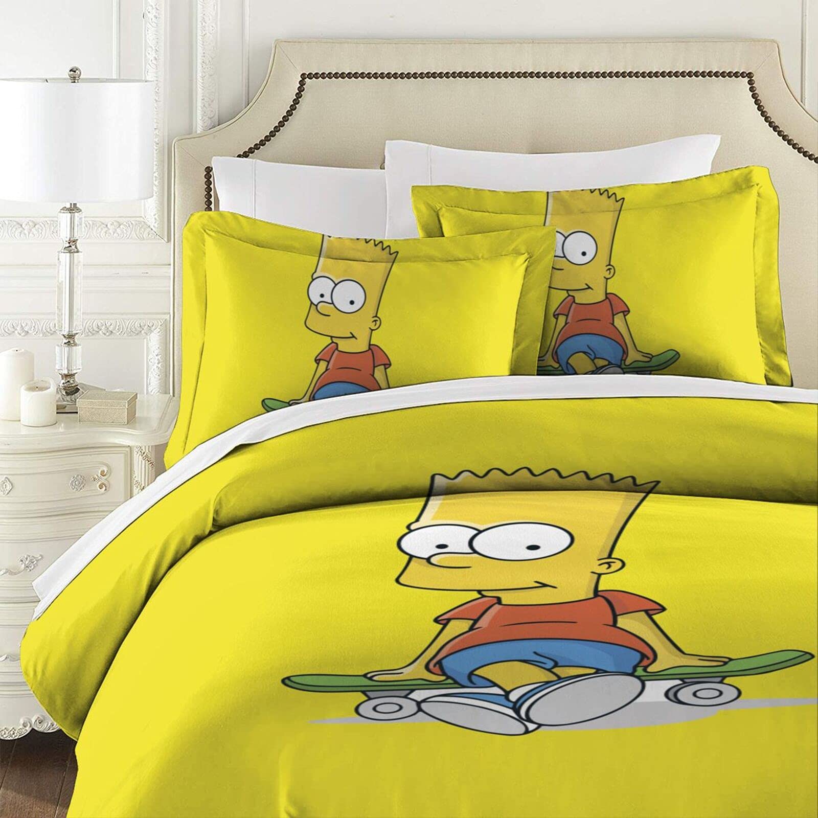 新品希少 シンプソンズロックベッドセット ベットシーツカバー