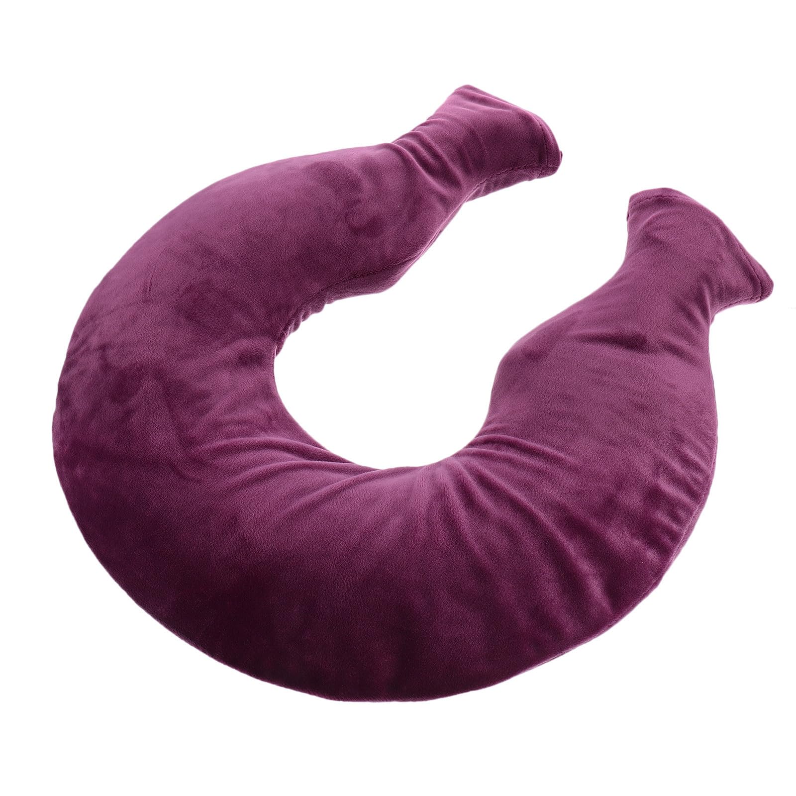 Bolsa de Agua Caliente en Forma Cuello y Hombros, Silicona Removible y Felpa, Diseño a Prueba de Explosiones para Invierno, Adecuado para Viaje y Oficina