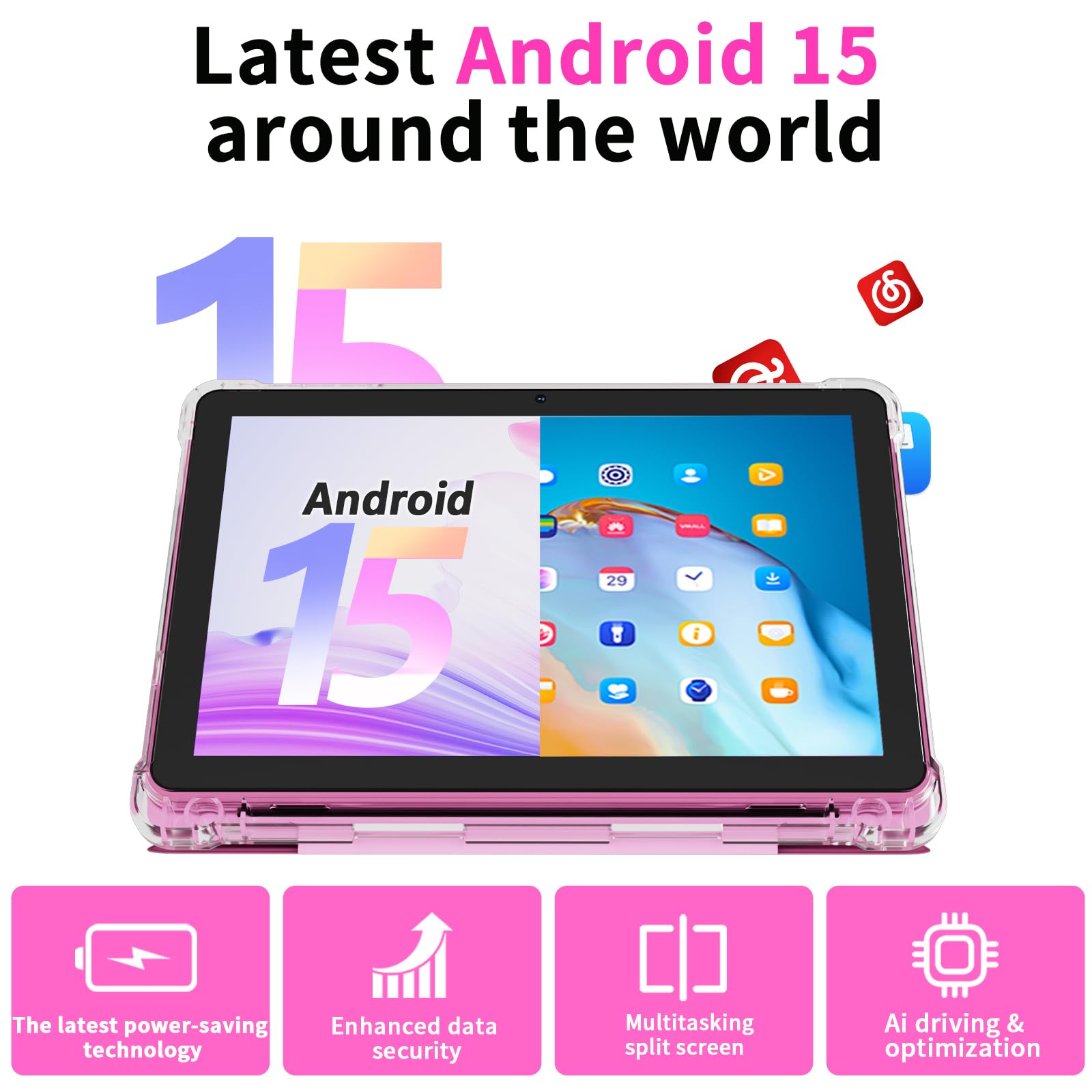 Amazon.com : Android 15 Tablet 10 inch Tablets, 20GB RAM 128GB ROM
