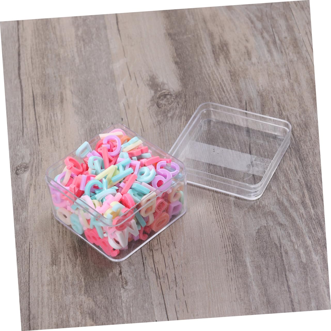 Operitacx 600 Pièces Lettres Acryliques Nombre Chiffres Jouets Accessoires Perles De Lettres Perles De Lettre pour La Fabrication De Bijoux Lettre Perles en Vrac Charme De Perles De Chiffres