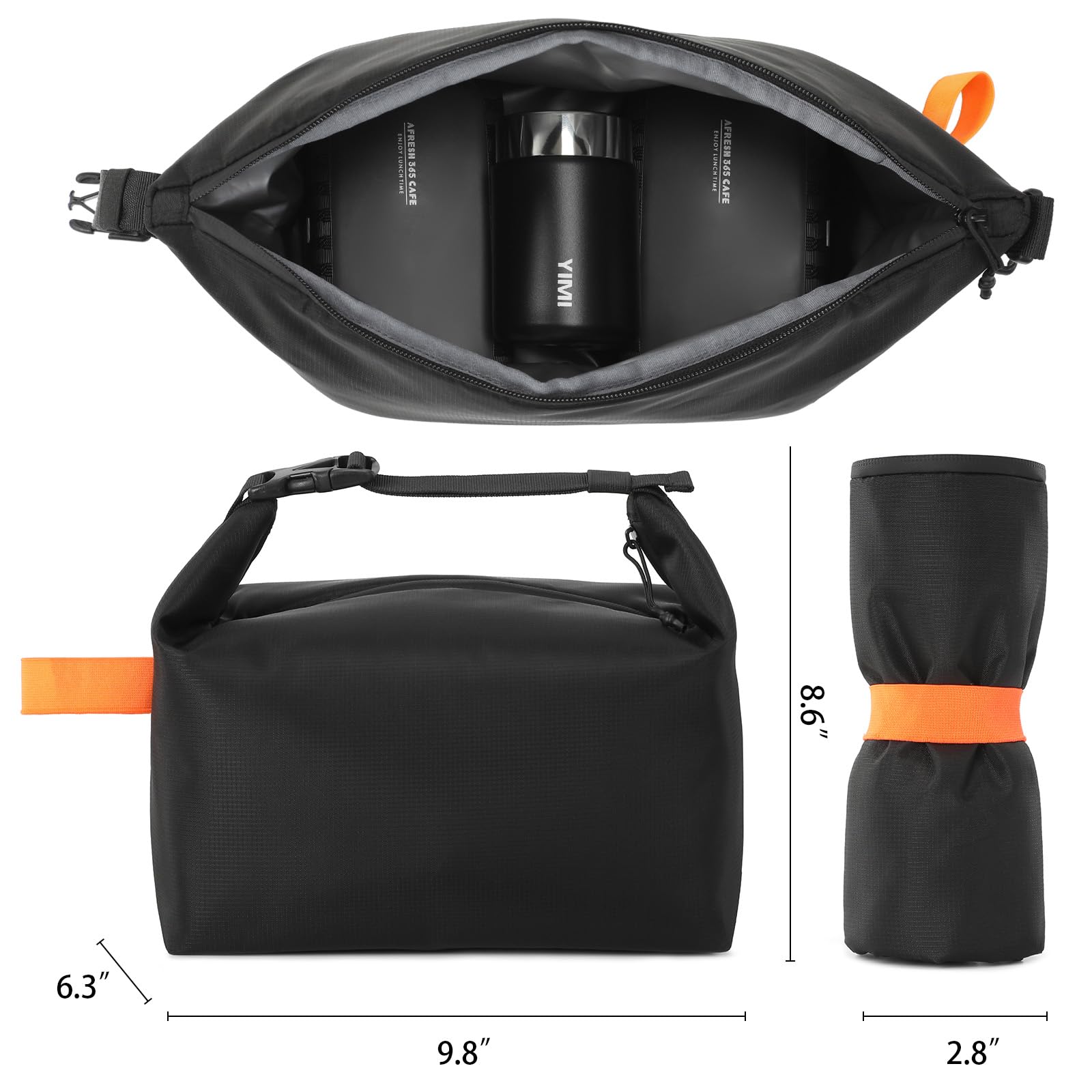 SEPWIK Lunch Bag for Women Men Reusable Insulated Lunch Tote Bag for Adult Kids Leakproof Thermal Cooler Lunch Container for Travel Work School Picnic Scandihome Series - Image 3