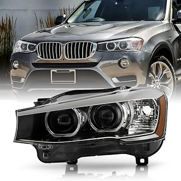 KEEKPO - For 2015 2016 2017 BMW X3 X4 HID/Xenon w/AFS LED DRL Projector Headlight Headlamp Replacement Left Driver Side