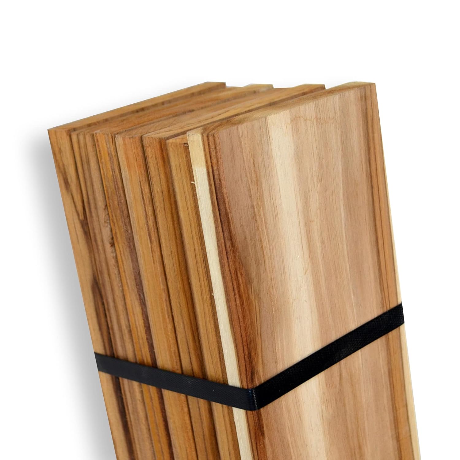 Maderas Finas Deck de Teca Tablas y Piso de Madera Paquete de 10