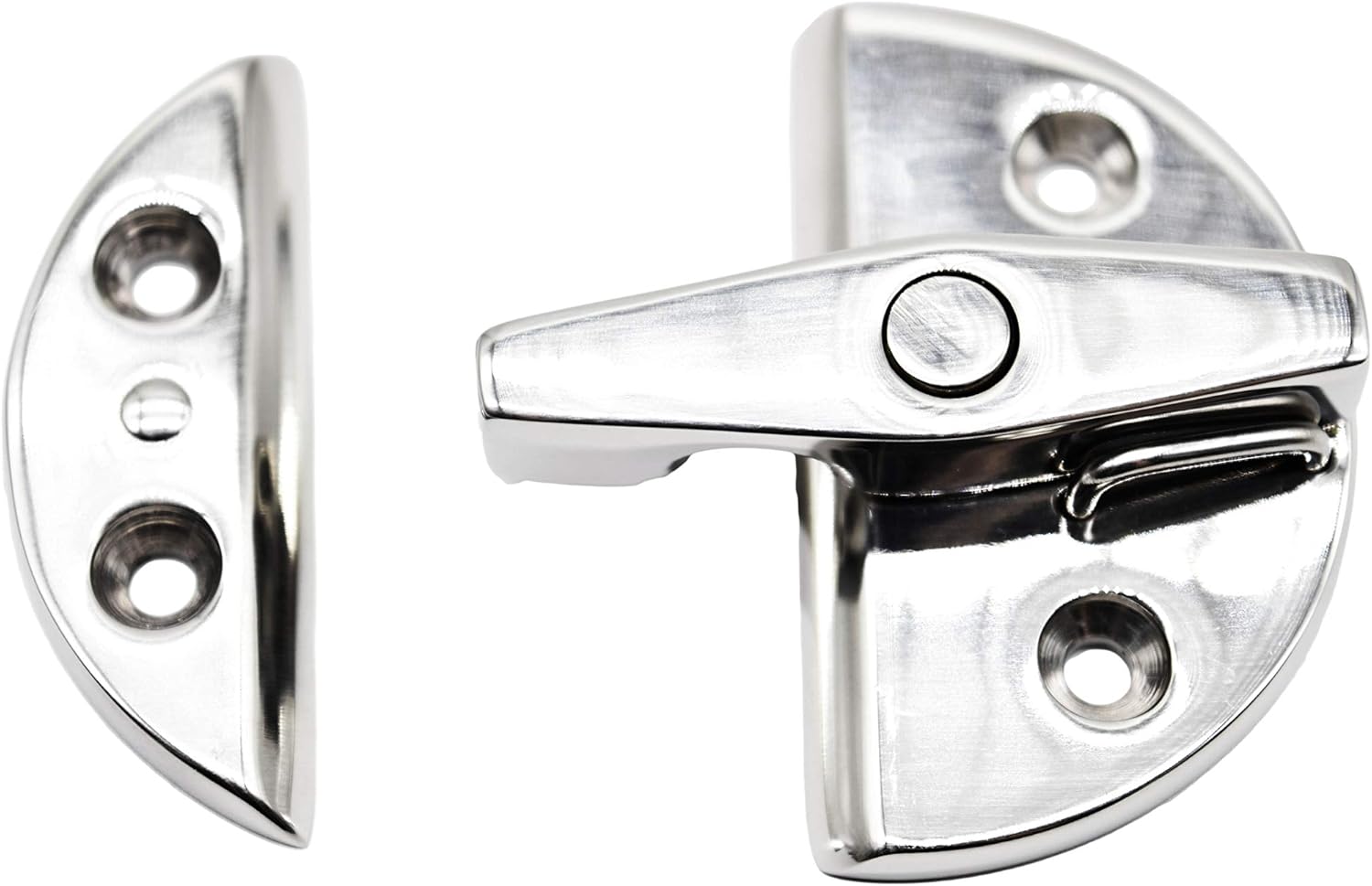 MARINE CITY 316 Stainless Steel Boat Deck Hatch Latch Door Catch with Twist Action (1pcs) : Sports & Outdoors