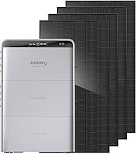 Jackery SolarVault 3 Pro Max Balcony Power Station Kit with Memory, 2500W, 4MPPT, 4000W PV Input, 5.04kWh, with 4 x 500W Solar Panels, Expandable up to 15.12kWh