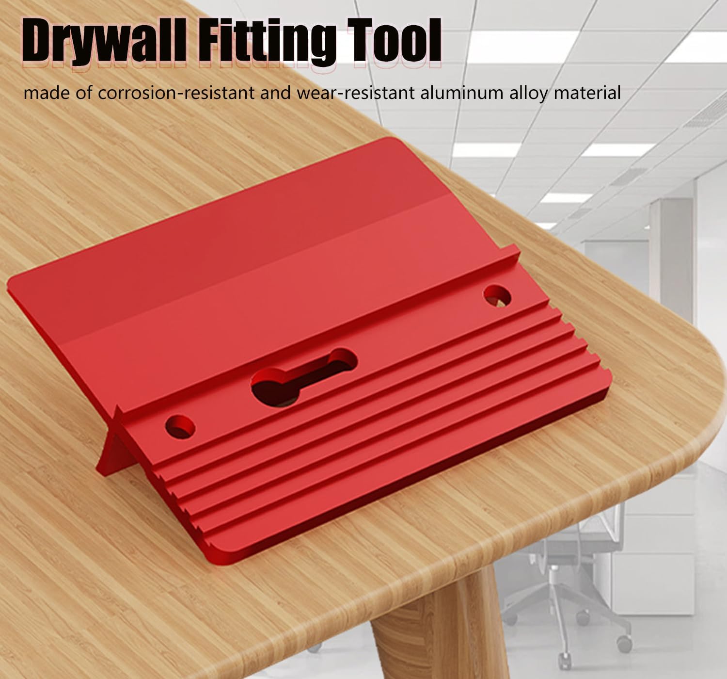 Drywall Fitting Tool, Roof Plaster Positioning & Fixing Board, Drywall Plasterboard Ceiling Auxiliary Fixing Tool, Supports the Board in Place While Installing Drywall Holder (4)
