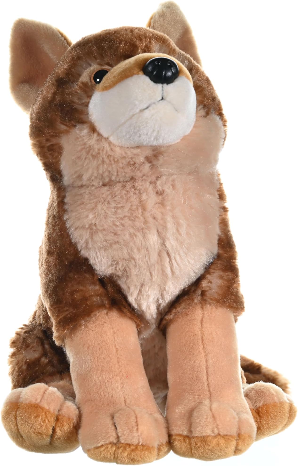 Wild Republic Cuddlekins Coyote, Gray/Brown, Medium