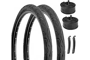 Hycline 26 Inch Bike Tires: Puncture-Resistant Folding Replacement Tires for City Commuter Bikes