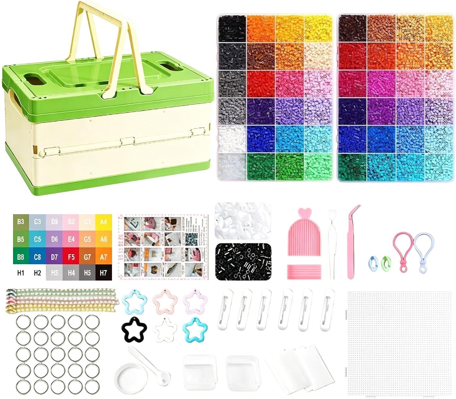 Fuse Beads Craft Set Handmade Beading Art Decoration