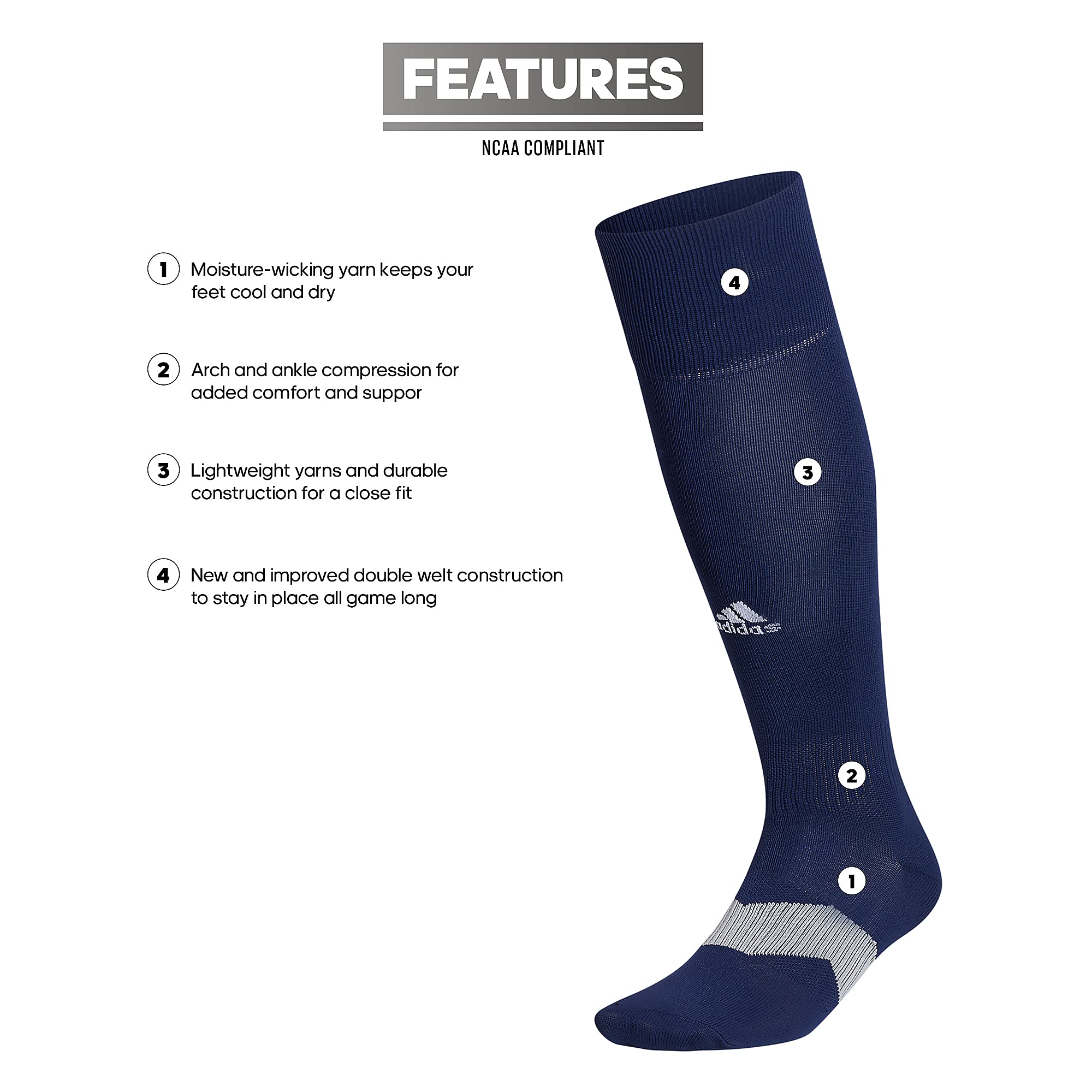 adidas Unisex OTC Sock-Team