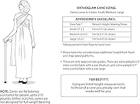 Vista 4 de Lavanda Ice - Bastón ligero de cristal con diamantes de imitación – Bastón de madera brillante de moda para el equilibrio