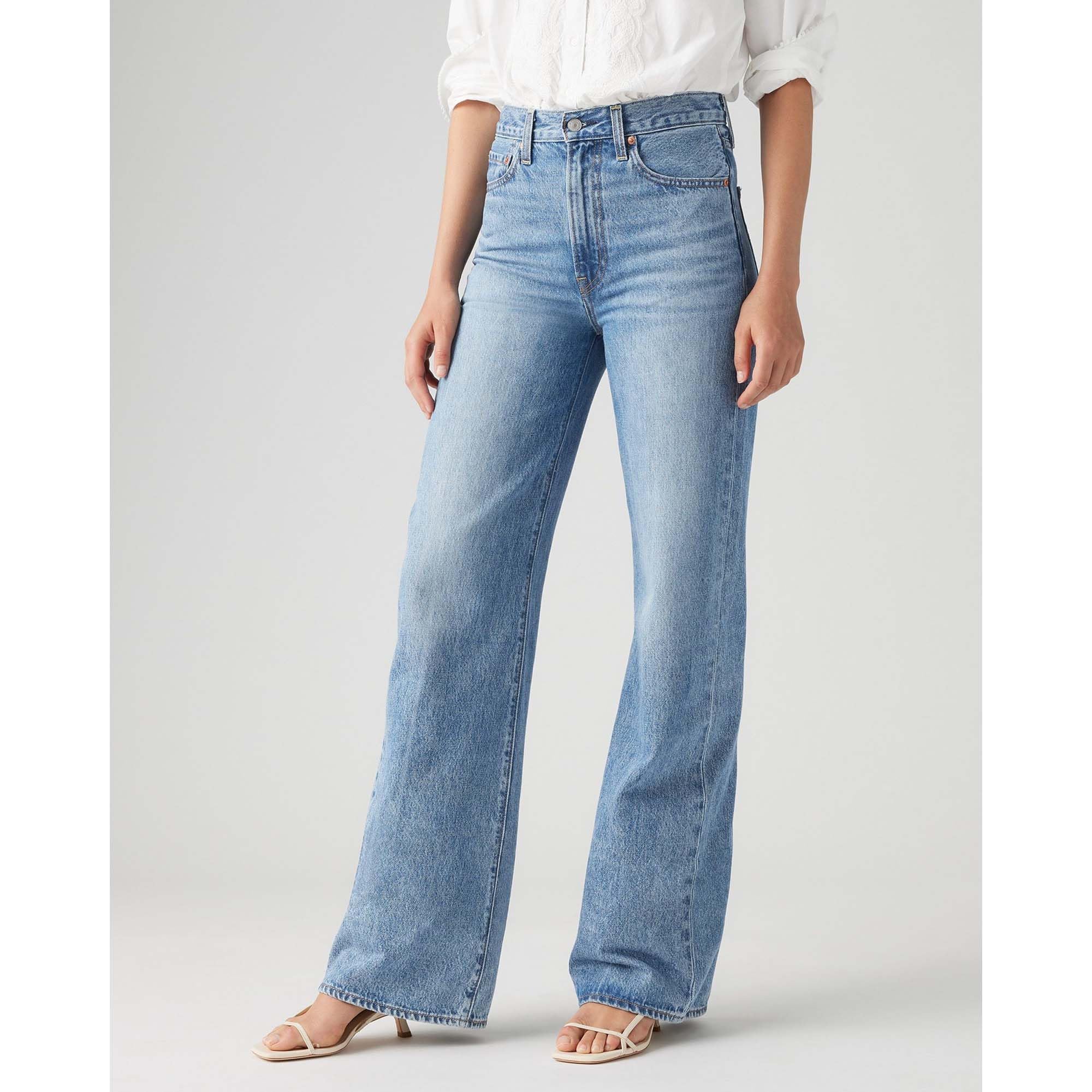 Levi'S Ribcage Wide Leg Vaqueros Mujer