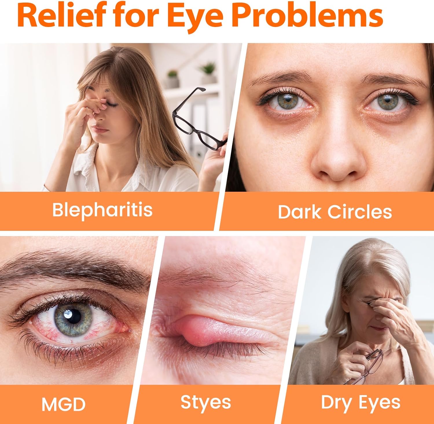 Silk Heated Eye Mask, Cordless Warmer Compress for Dry Eyes, 4-Level Temperature & Time Settings, Rechargeable & Washable, Gifts for Family Friends (Grey) - Image 5