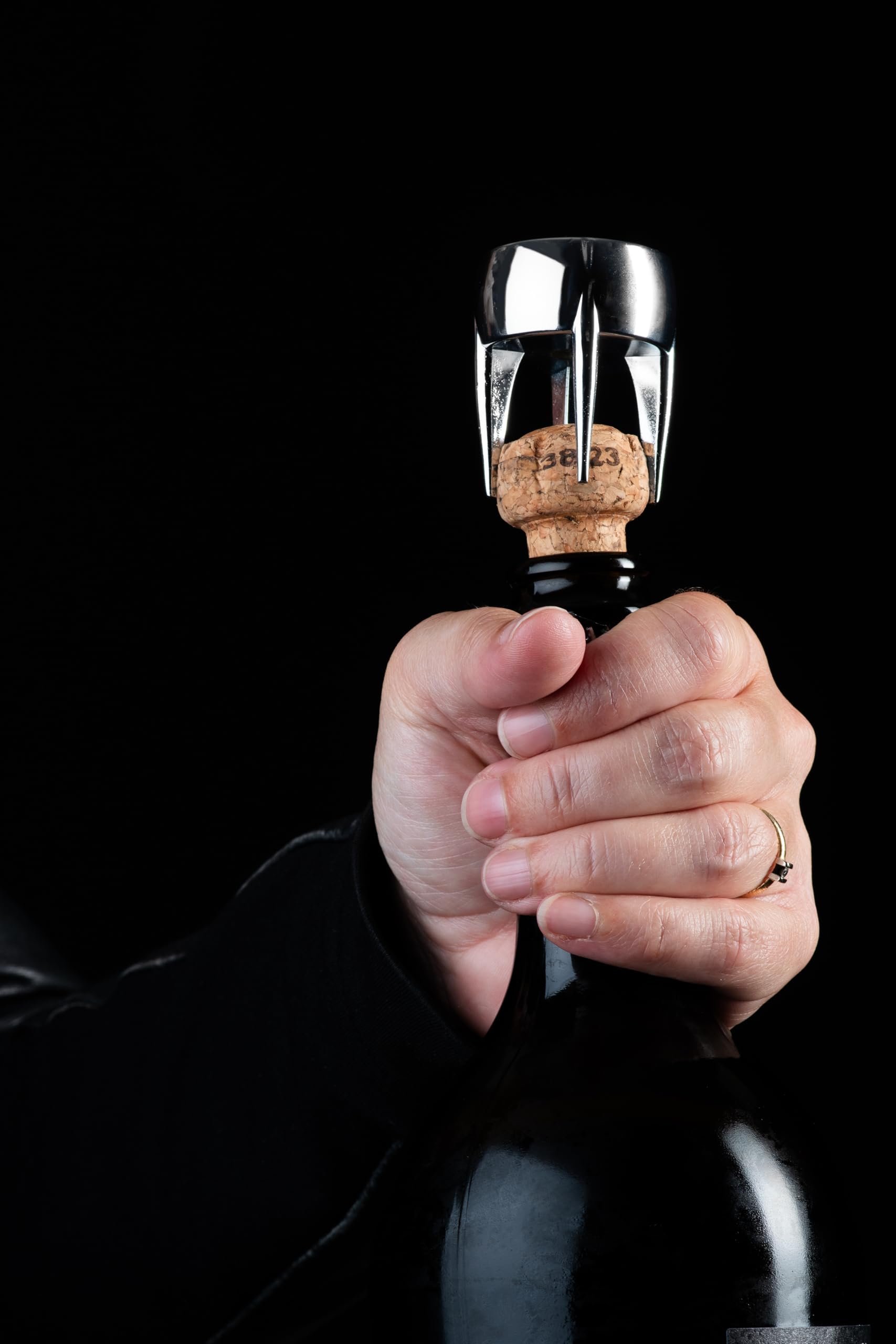 Laguiole Style de Vie Austernmesser, Kaviar set mit Champagneröffner, The Exclusive Edition, 5-telige set