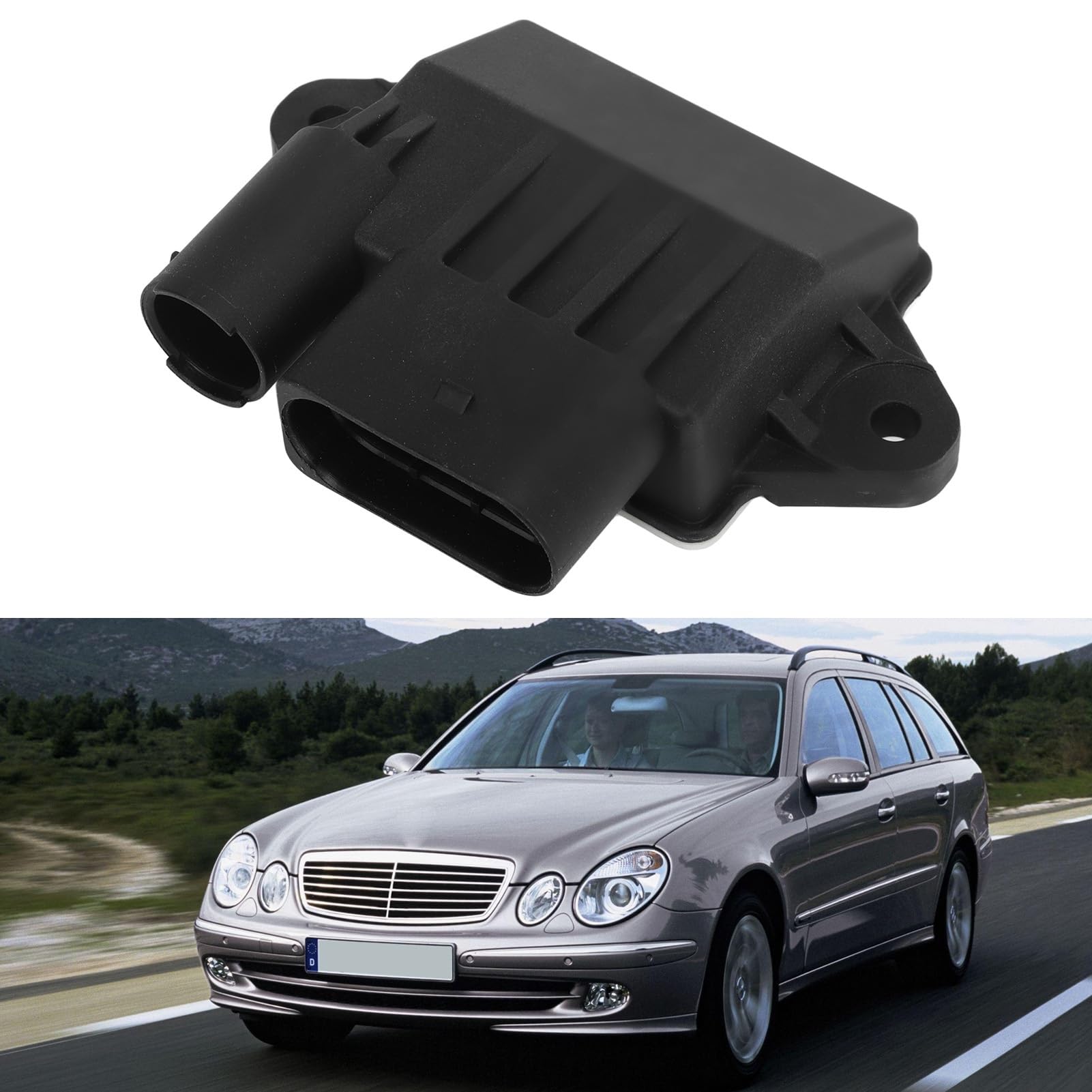 Drfeify Kontroler świec żarowych Przekaźnik świec żarowych ABS Wymiana OE Kompaktowe Dopasowanie do E350 E320 GL320 ML320 R320 ML350 R350 Sprinter