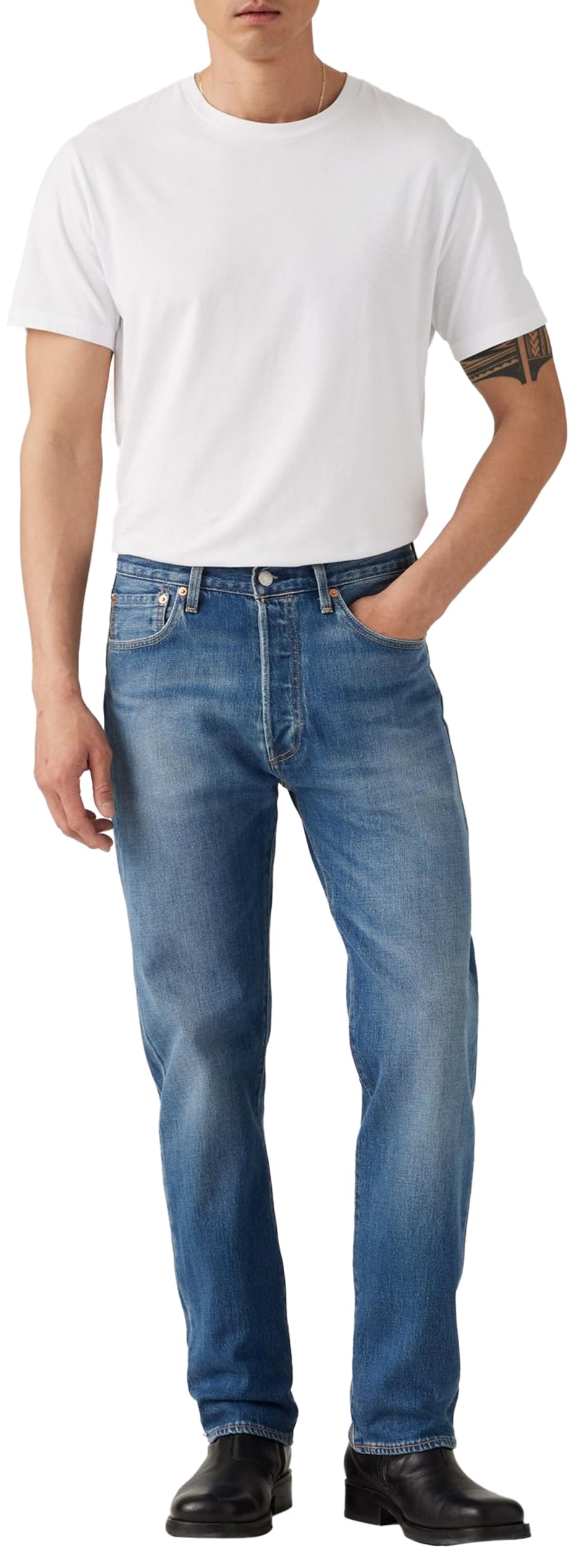Levi's 501 Original The Fairway – Herren-Jeans, Taille sitzend, gerades Bein, Fünf Taschen
