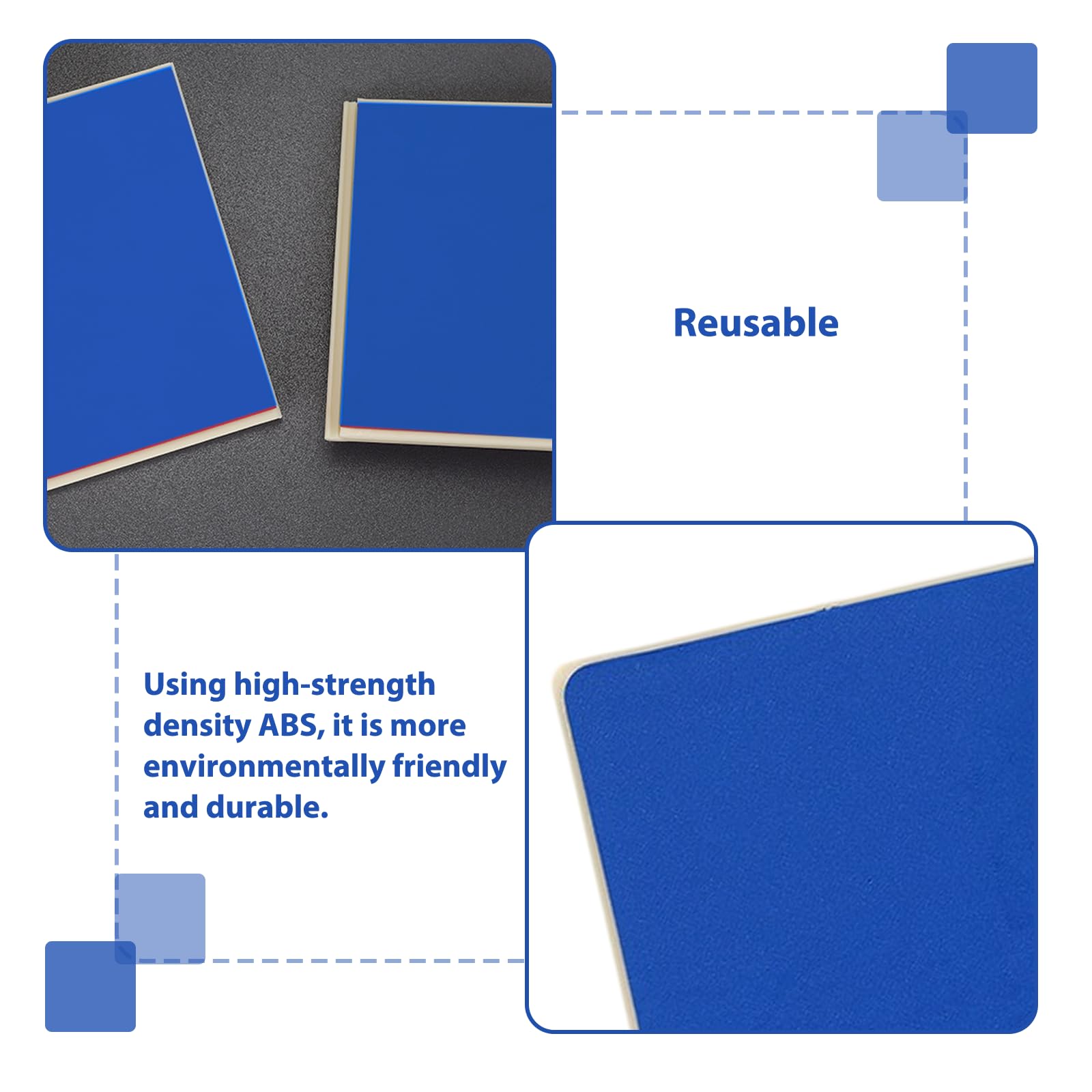 BAIFULAI Tablas de fracciones: Golpeadores reutilizables para artes marciales, resistente a la rotura, de espuma, para adultos y niños, color azul
