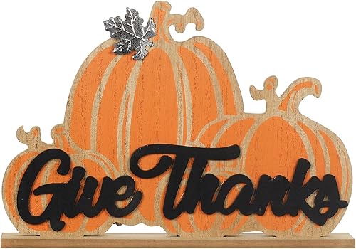 Decoraciones de otoño para el hogar, DECSPAS 1 pieza de calabaza de doble cara decoración de otoño decoraciones de Halloween para interiores,