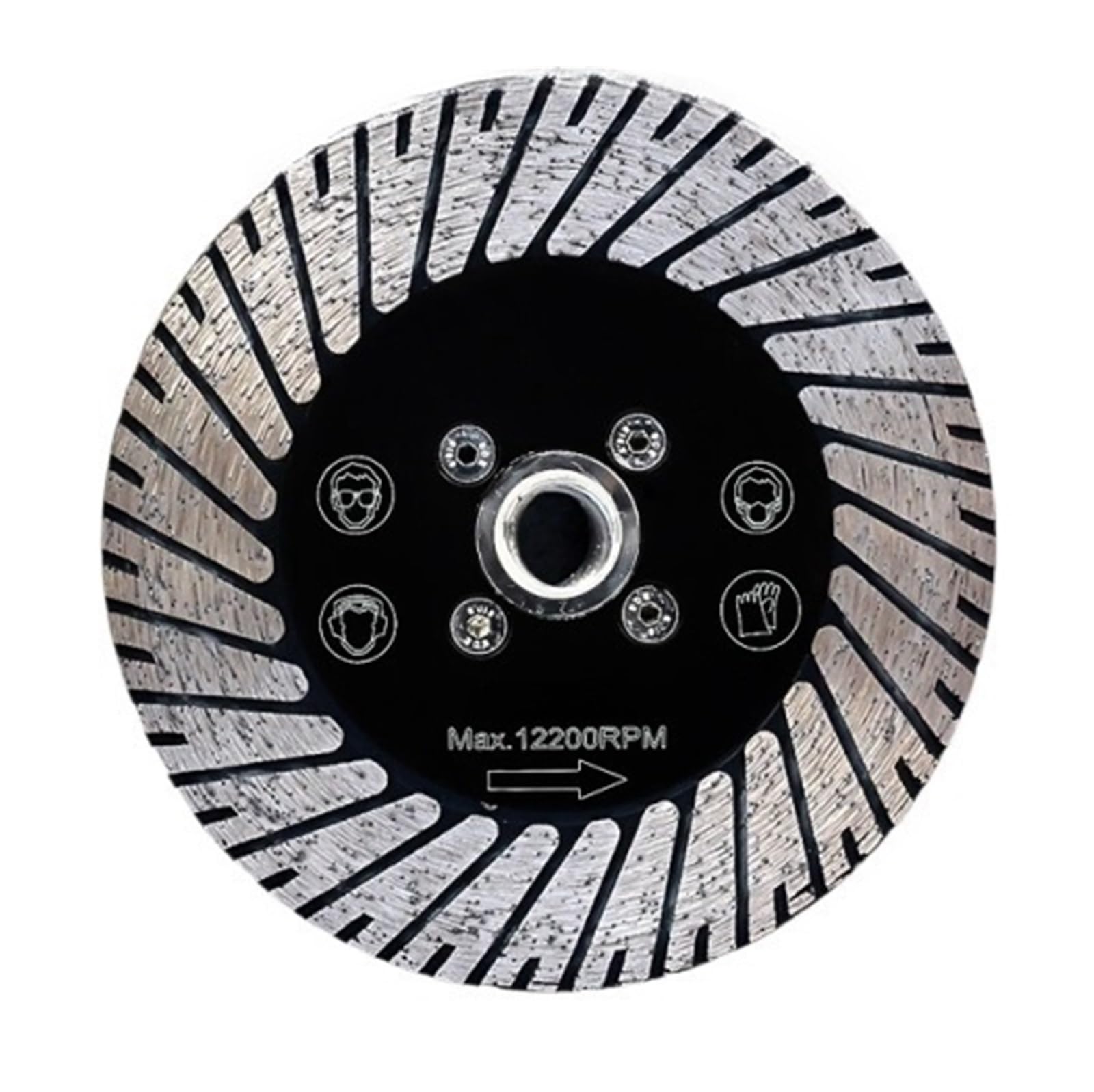 HEAGER Molino, Rueda, Molino de Esquina, Disco de Corte de Diamante de 125 mm a 180 mm y muelas abrasivas for Piedra con Eje M14 o 5/8-11'(5 Inch 5 8 11 Flange)