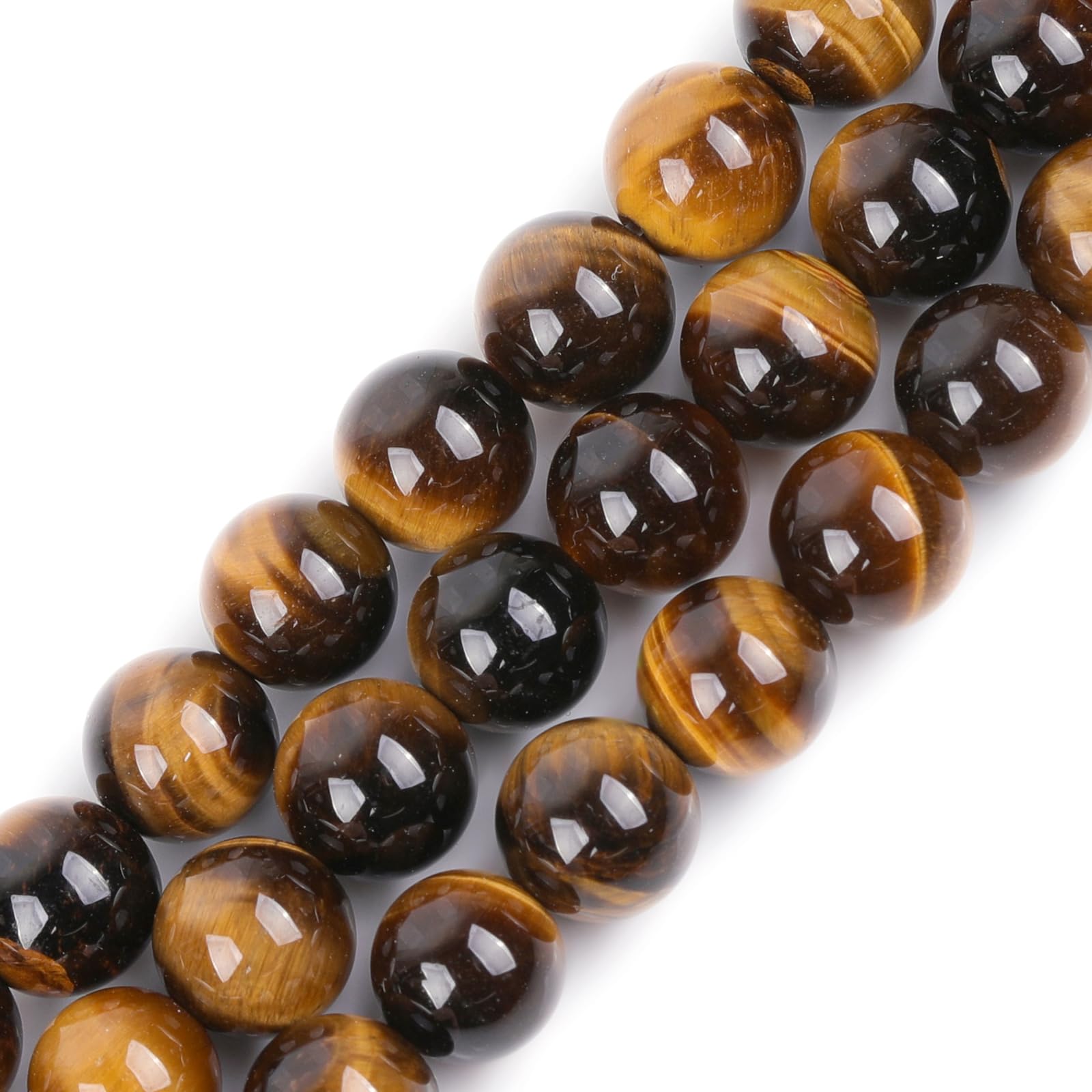 Gemstone Natural Fine Pendants 12 - 18 In Necklace Natural 8/10/12/14mm Yellow Tiger's Eye Gemstone Beads Necklace 36 Tiger's Eye Yellow Natural Fashion Necklaces & Pendants - Foto 7