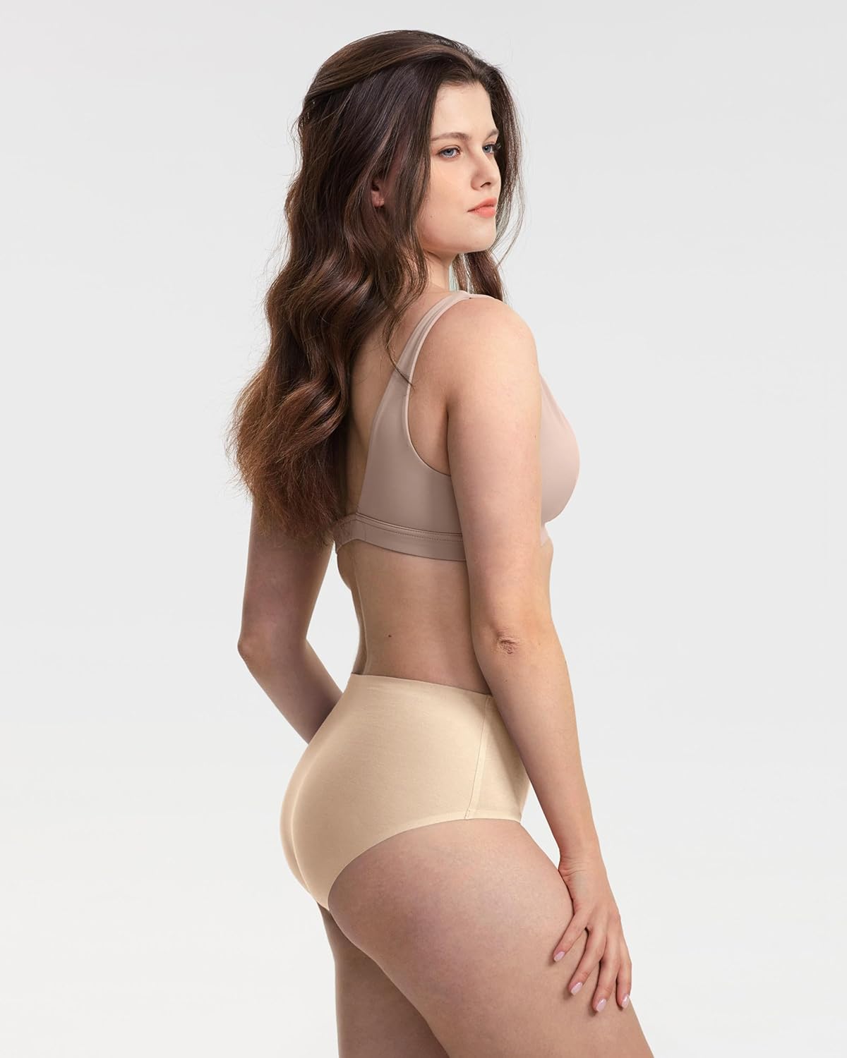 Neione Women's Cotton Underwear No Show Hipster Panties with Seamless Look No Panty Lines - Image 3