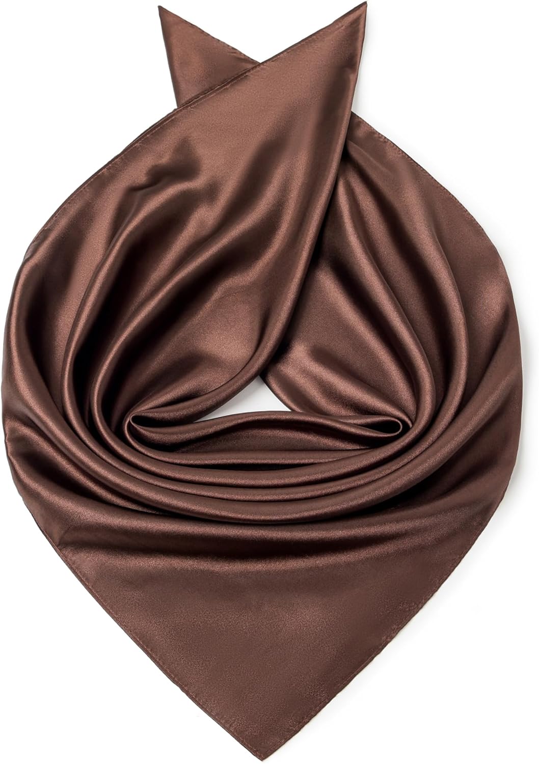 Men's Denim Square Scarf - 35" Large Solid Color Neck Scarf, Gift Packed - Image 3