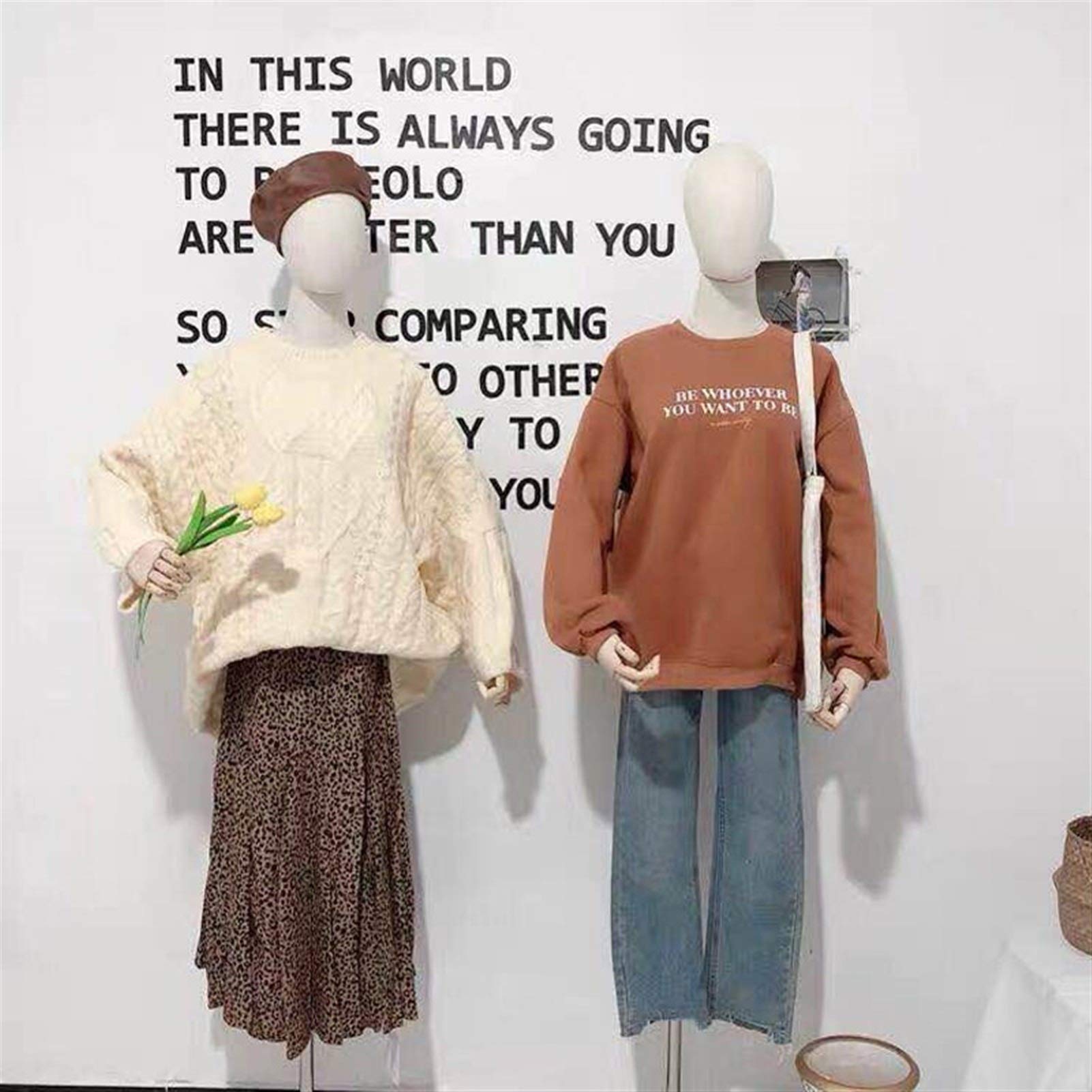 Amazon.co.jp: マネキン 上半身 女性マネキン、調整可能 トルソー