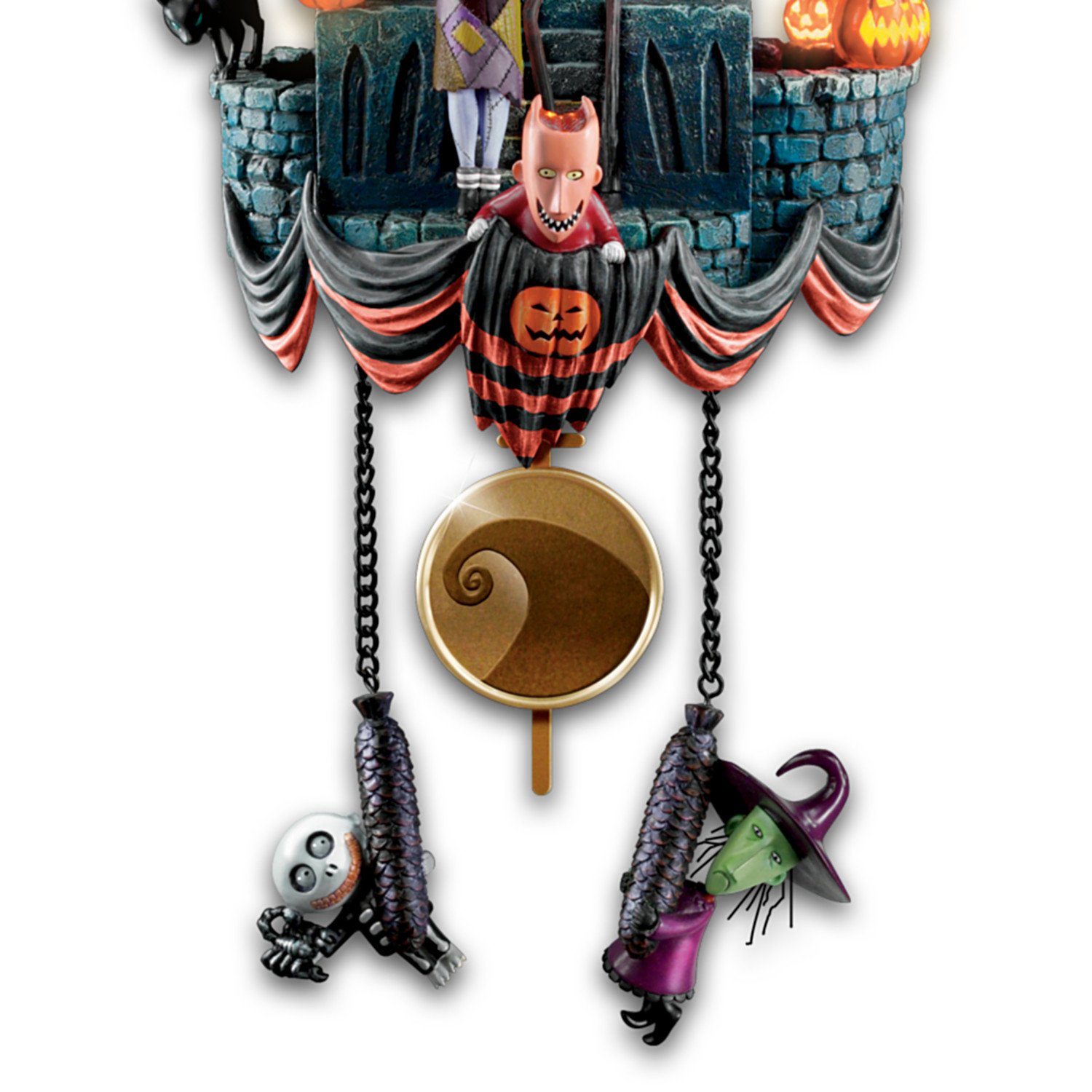 The Bradford Exchange Cuckoo Clock Tim Burton's The Nightmare Before