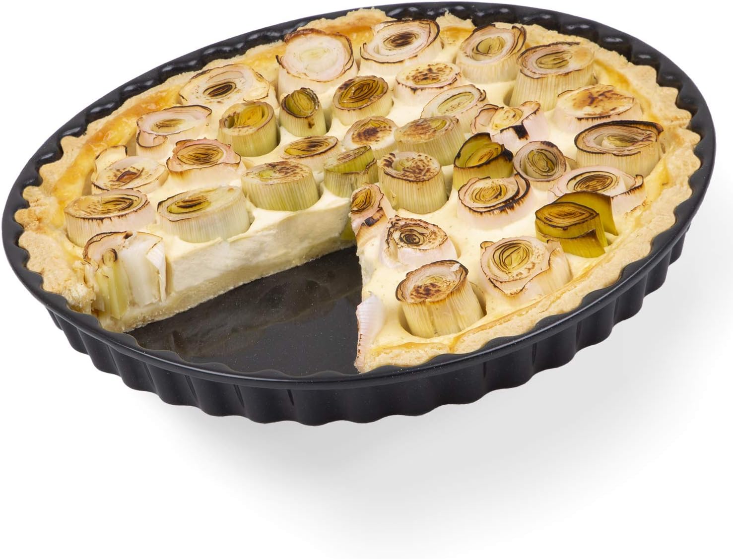 chg Set Emaille 270-48 Quiche and Cake Tin Diameter 28 cm Height 3 cm