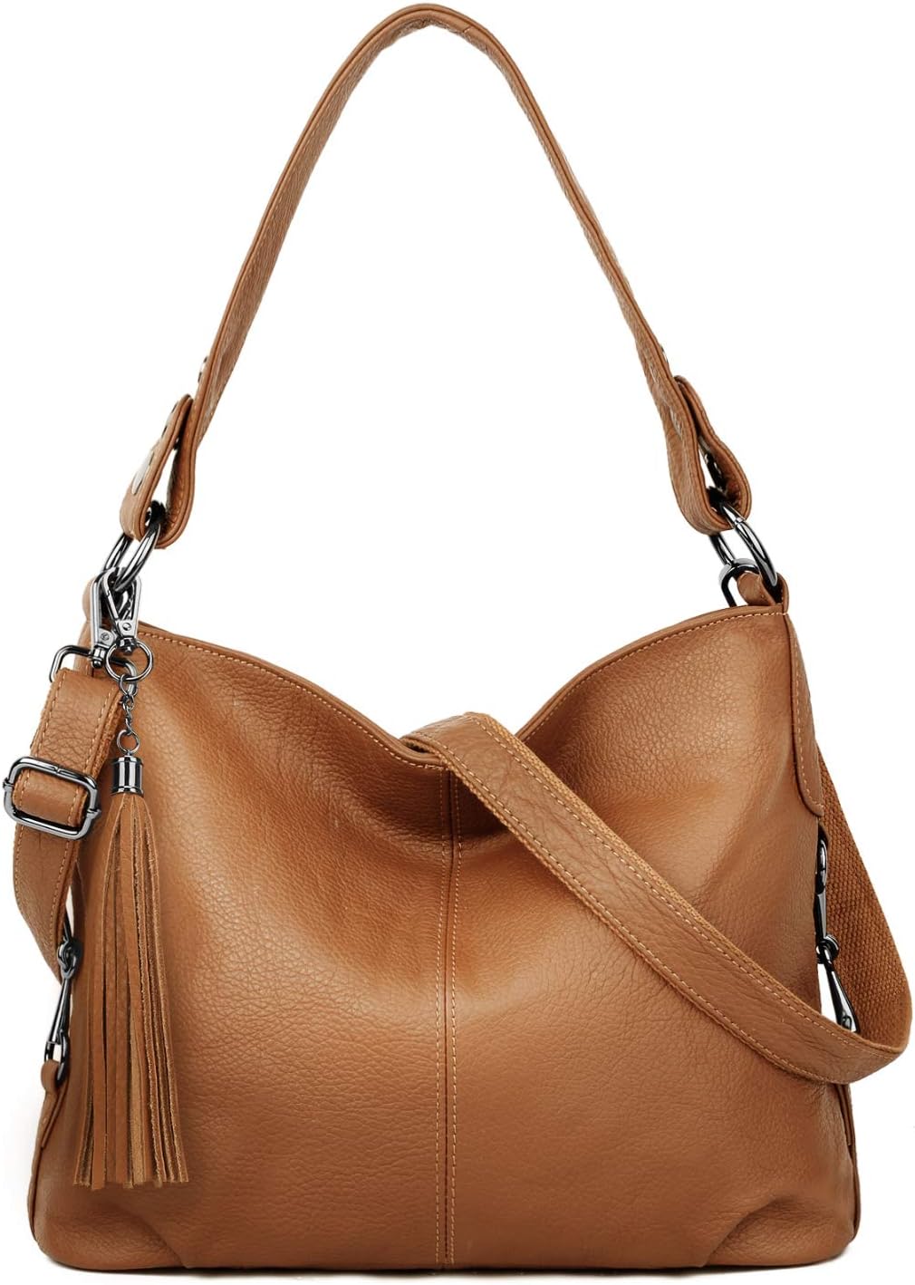 Genuine Leather Shoulder Bags Stylish Hobo Handbags Purses Crossbody Bags for Women