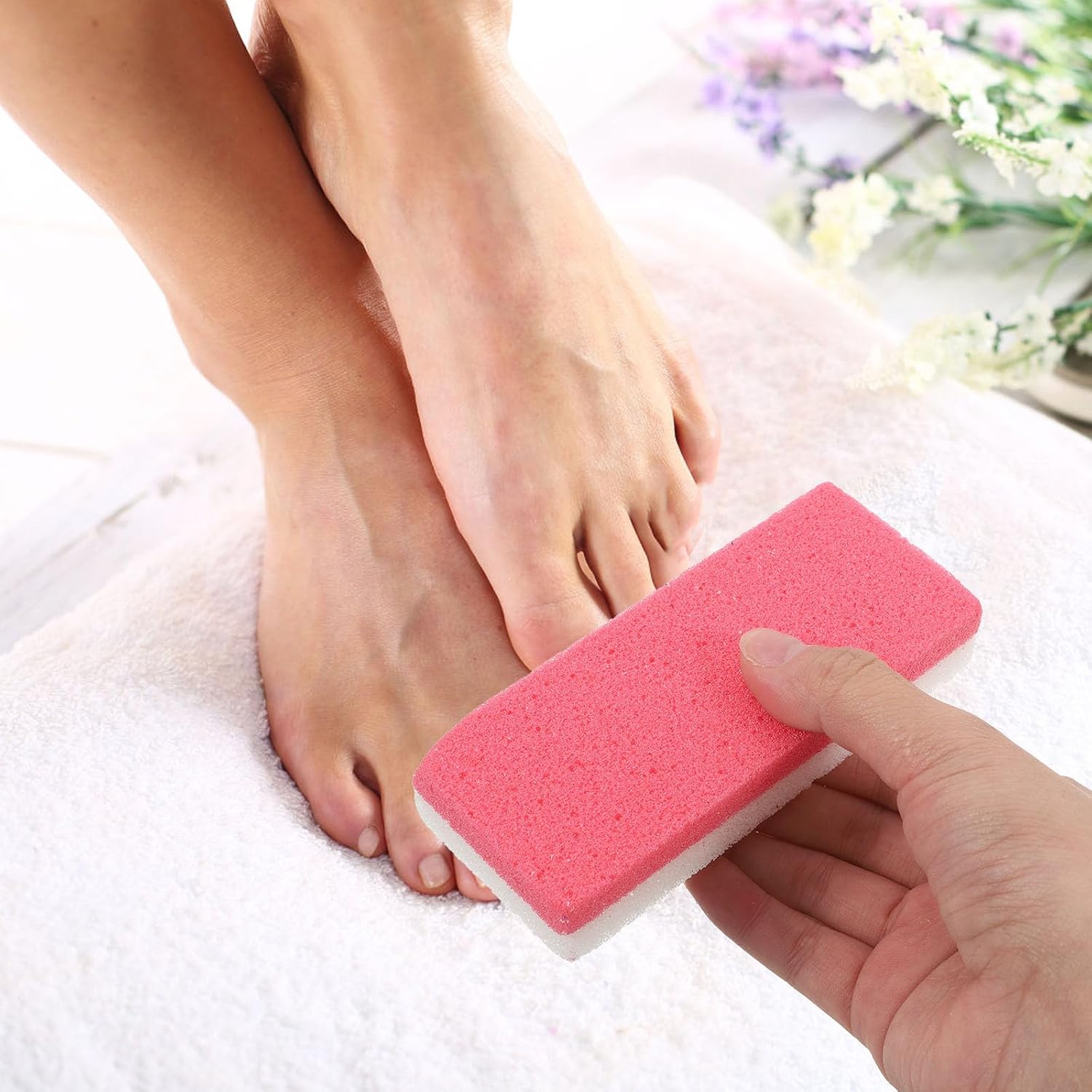 Artibetter 10pcs Foot Pumice Stone Dead Skin Remover and Foot Exfoliator Scrubber for Hard Callus Removal Pu Foam Material Multi-Color Suitable for Elbows Knees and Hands Care
