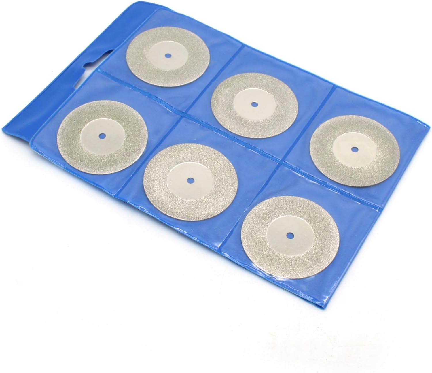 TMAX 10 pc 1.5 Inch 40mm Solid Diamond Coated Cutoff Discs Cut Off Saw Wheel with Mandrel of 1/8 Inch Shank for Dremel and Other Rotary Tools