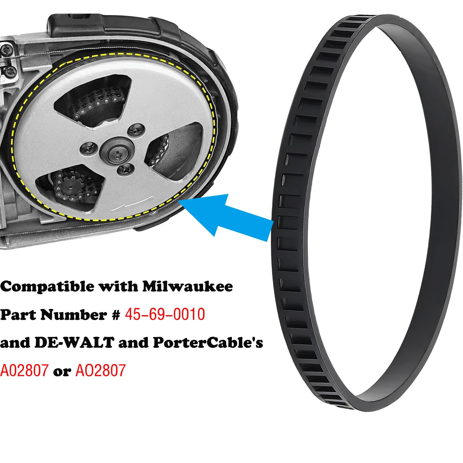 Milwaukee Pulley Tire Replacement - 4 Pack -3
