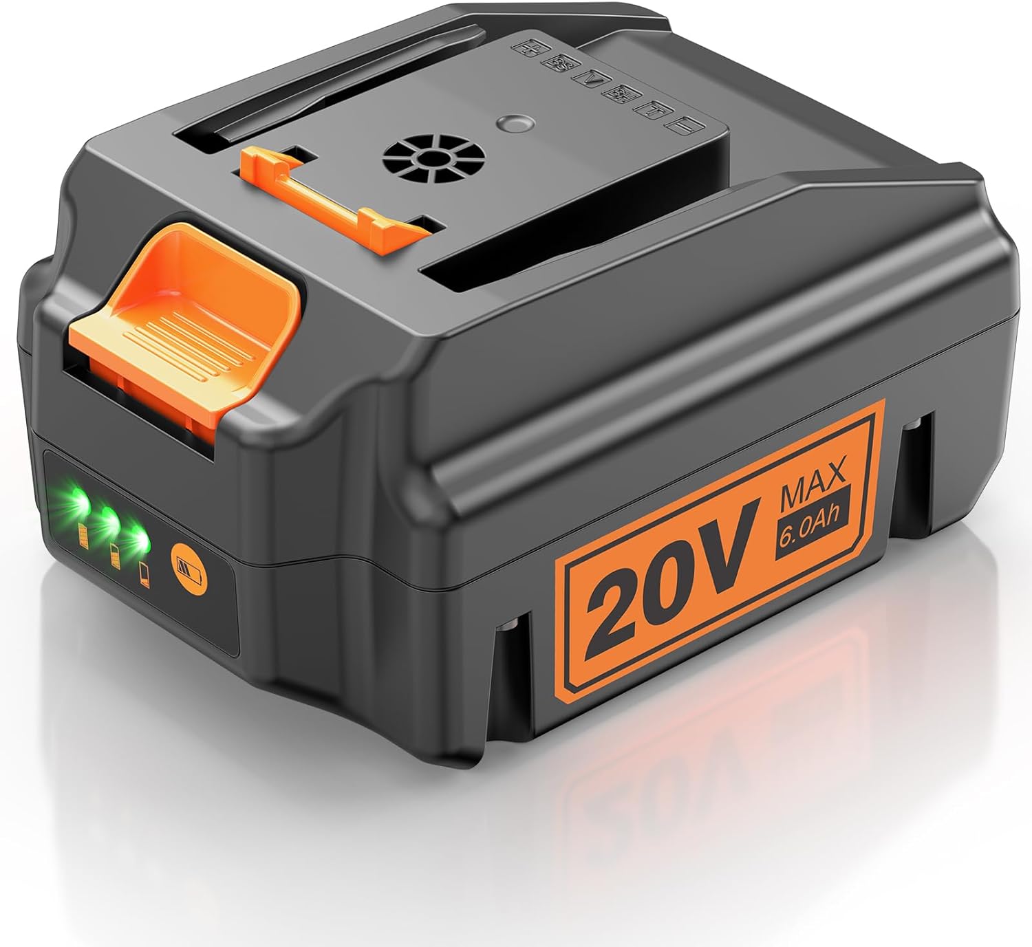 ARyee 20V 6.0Ah WA3525 Replacement for Worx 20V Battery Compatible with Worx Battery WA3578 WA3520 WA3575 WA3520 WG151s WG891 Leaf Blower Power Tools